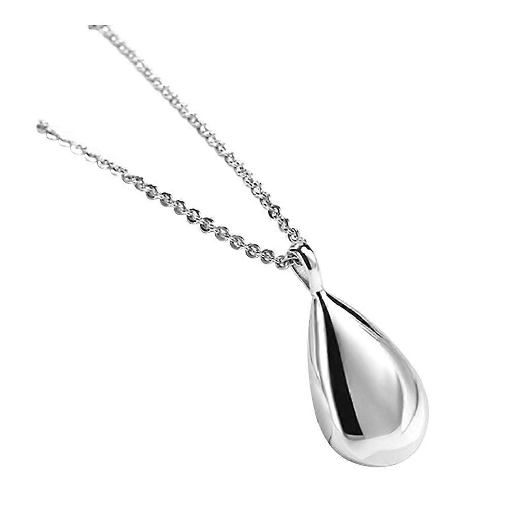 Urn Necklace Titanium Steel Perfume Diffuser Necklace for Ashes 2Pcs