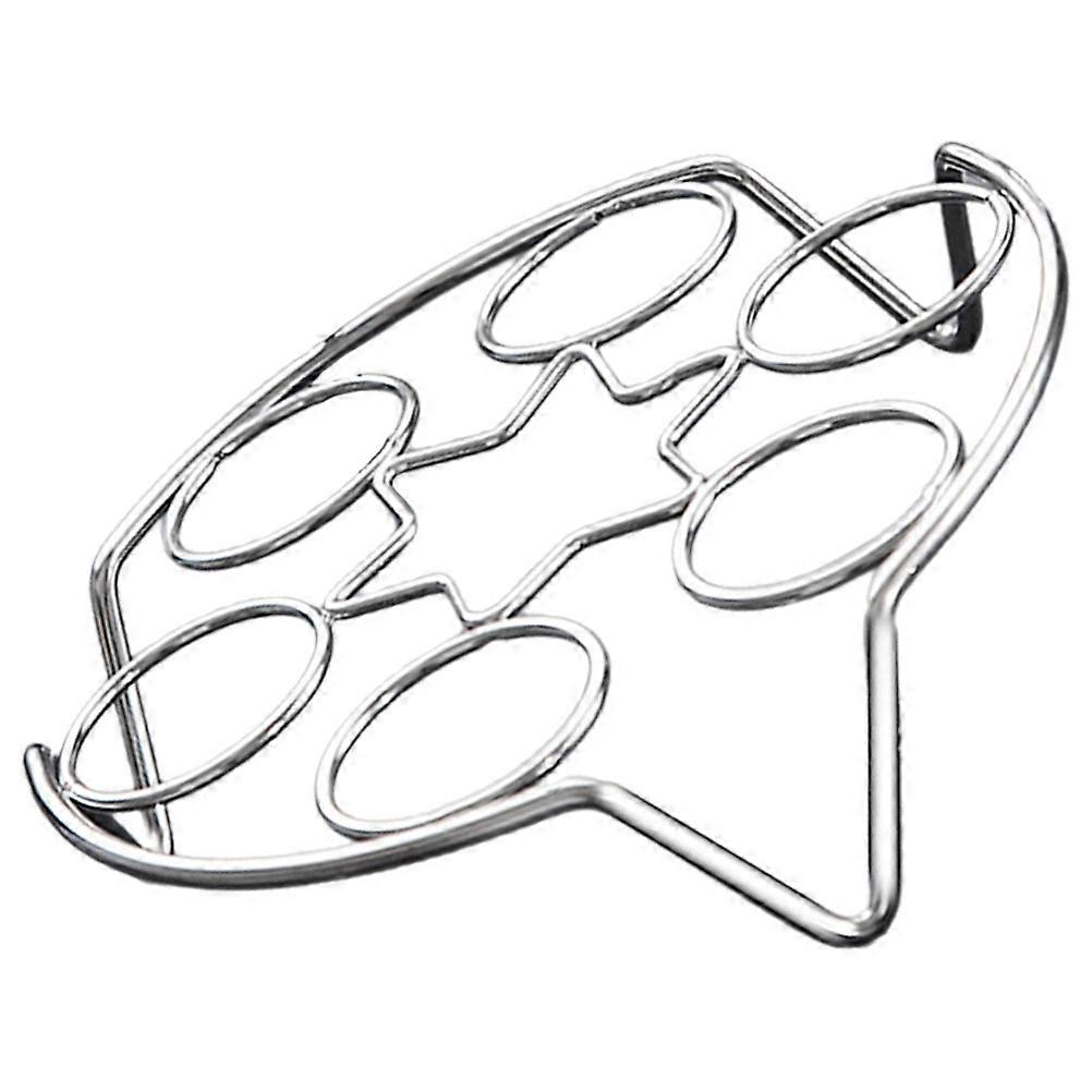 Kitchen Egg Steamer Rack Stainless Steel for Cooking 2Pcs Egg Holder