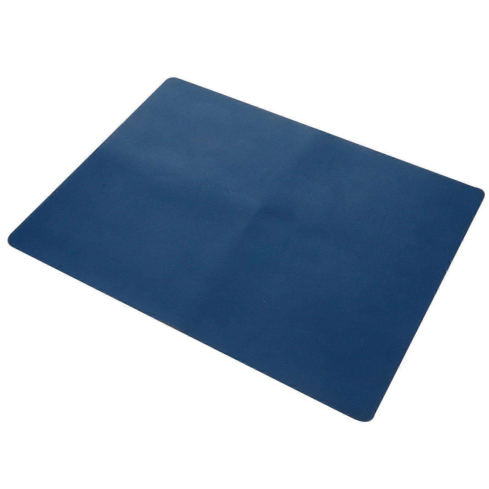 Blue Bathroom Floor Mat Water Absorption Pad with 3Pcs for Home Use