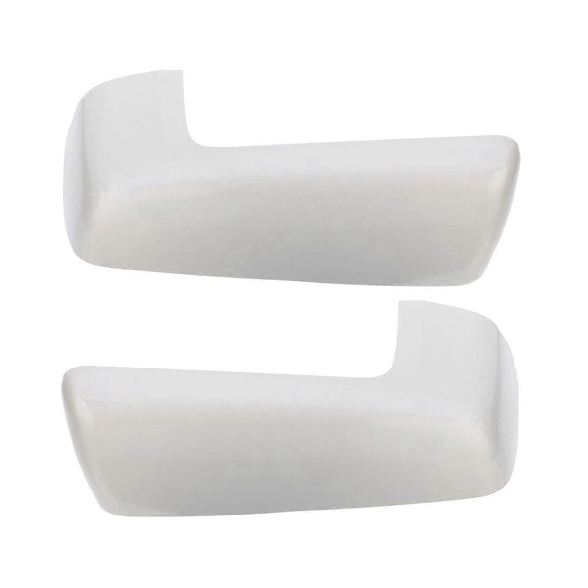  Exterior Side View Mirror Covers White Outside Mirror Caps