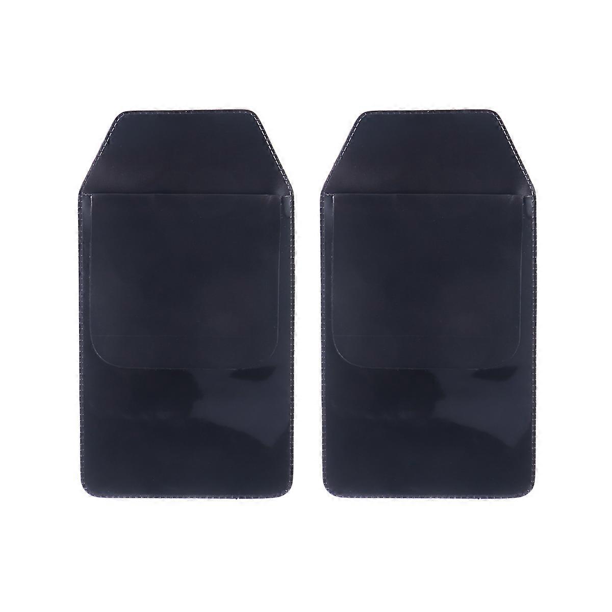Black Pen Protector Pen Pouch Leak-Proof Pocket Protector Practical 3Pcs