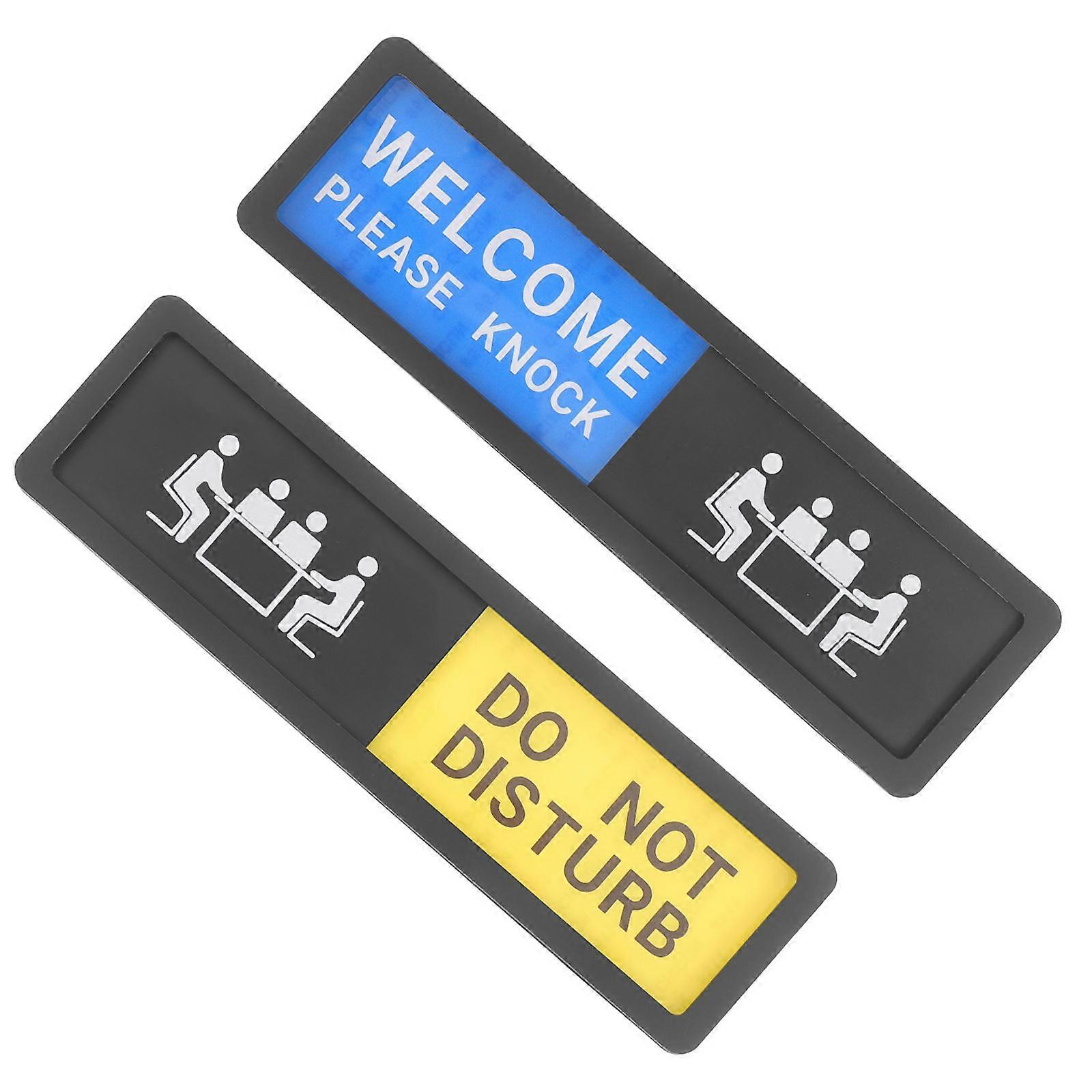 Office Door Privacy Sign Do Not Disturb Slider for 10Pcs Use