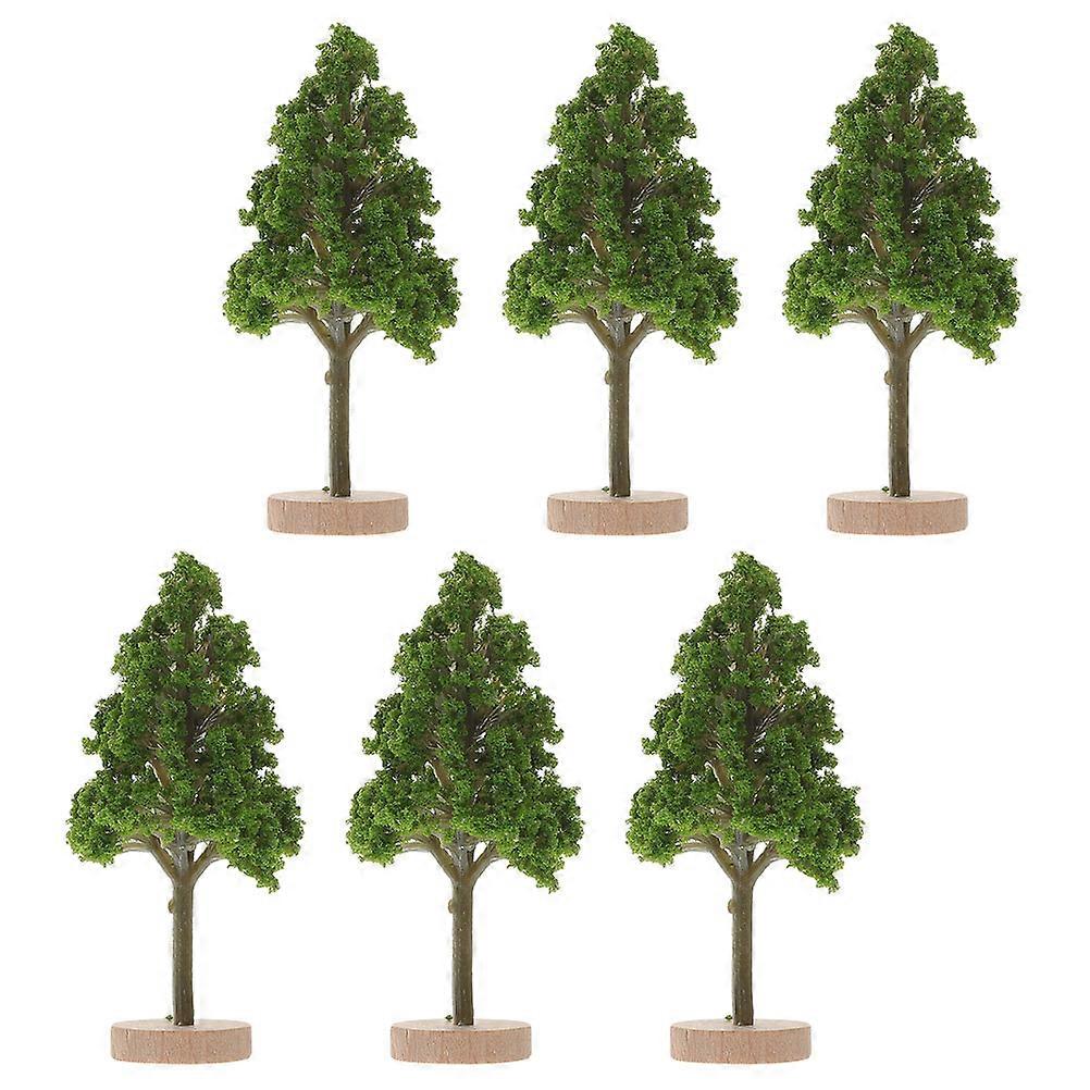 Realistic Design Miniature Street Trees 30 Pcs For Dollhouse Moss Micro Landscape Creative Projects In Green Functional Ornamentation