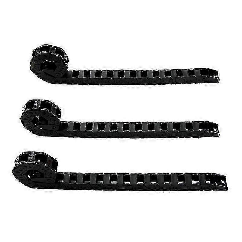 2025 Open Drag Chain Bridge Type 250x250mm Cable Carrier with Ends for CNC 3D Printer Voron Trident/2.4