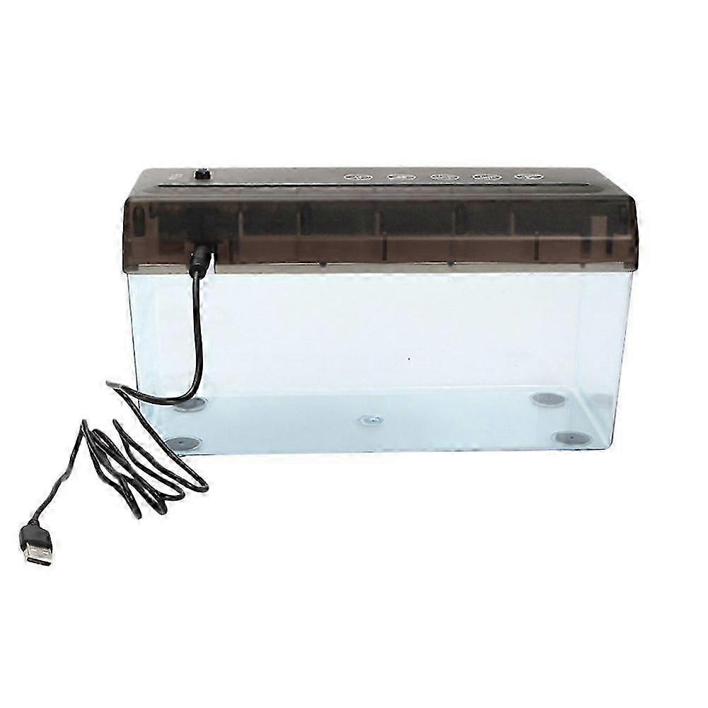 USB Electric Dual Purpose Paper Shredder Desktop Mini Financial Bill A4 Paper Shredder Paper Cutter