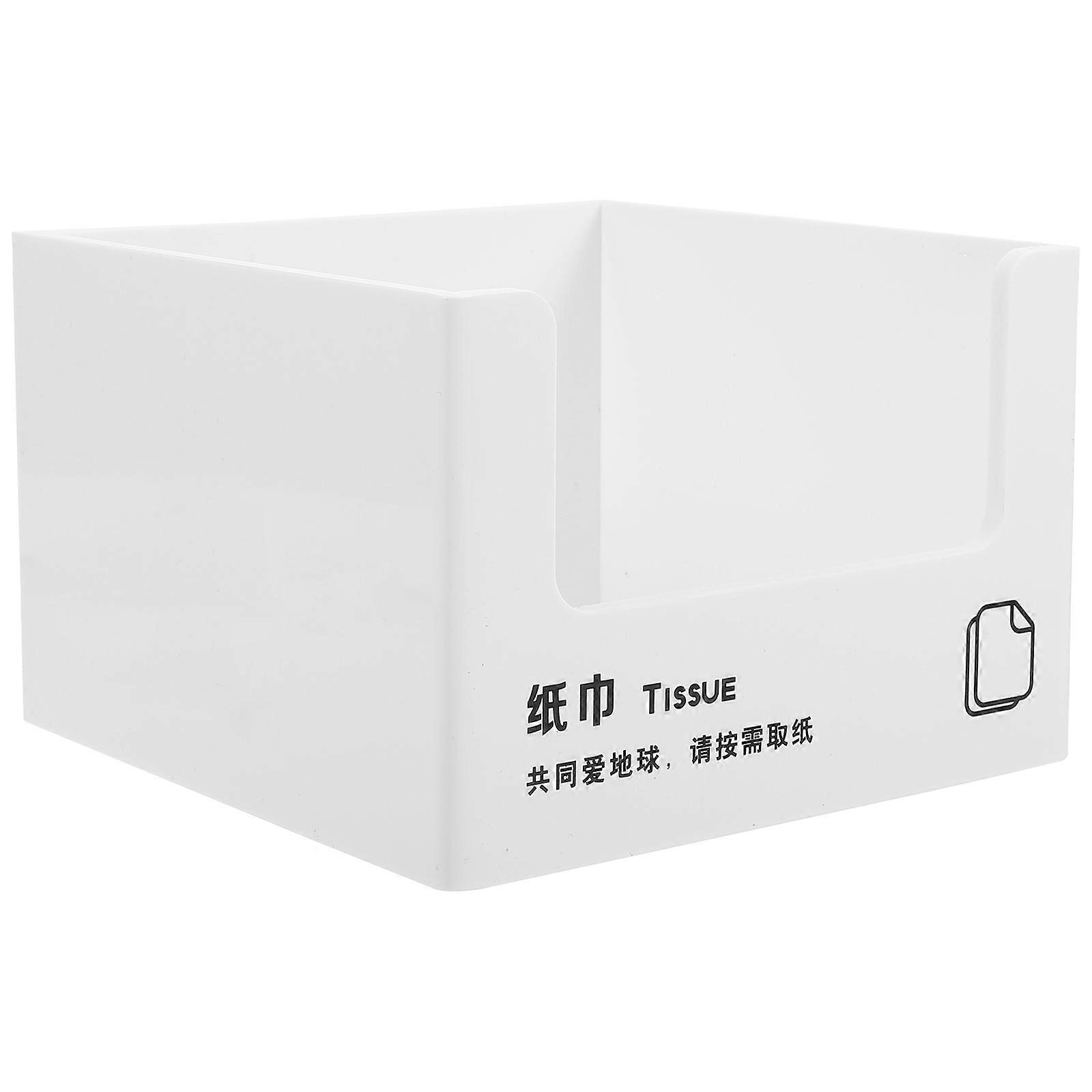 Chic Acrylic Napkin Holder For Office Home Use Simple Style 4Pcs