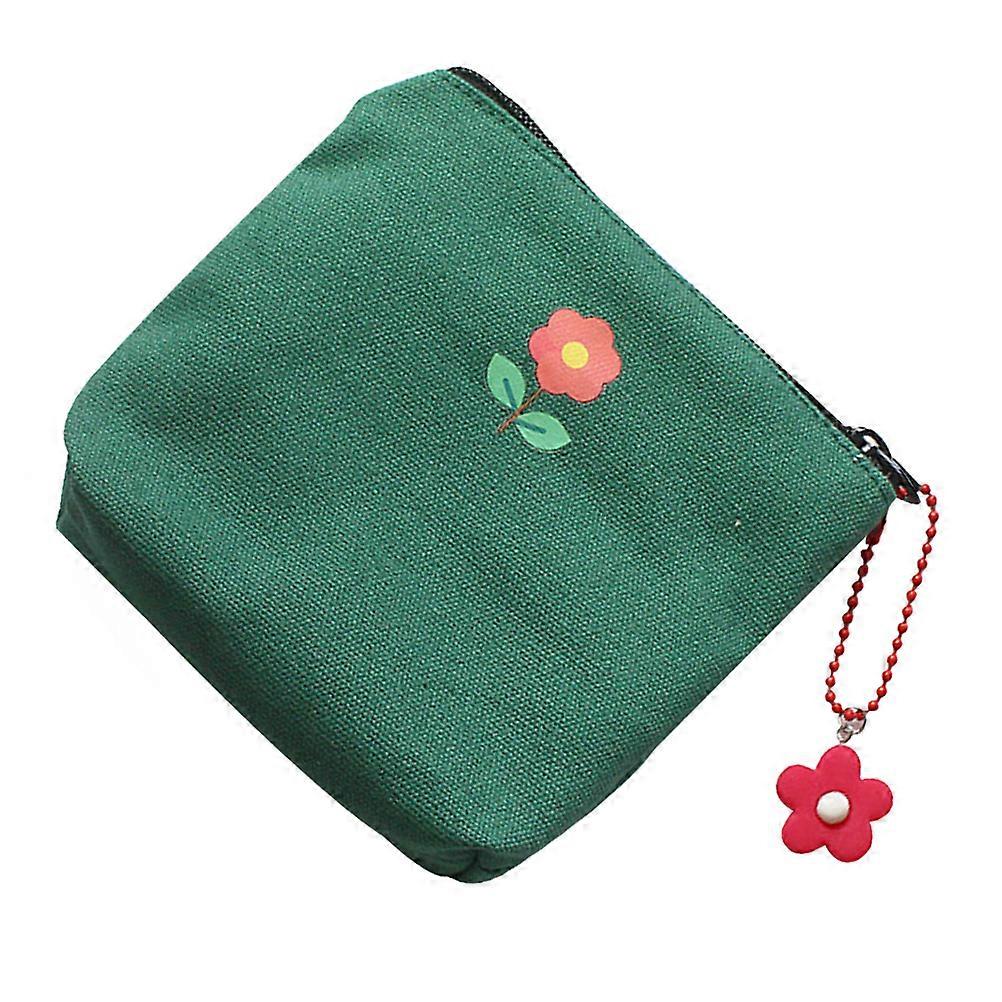 Canvas Storage Bag Portable Coin Bag for Storage 3Pcs Practical Fashionable Set