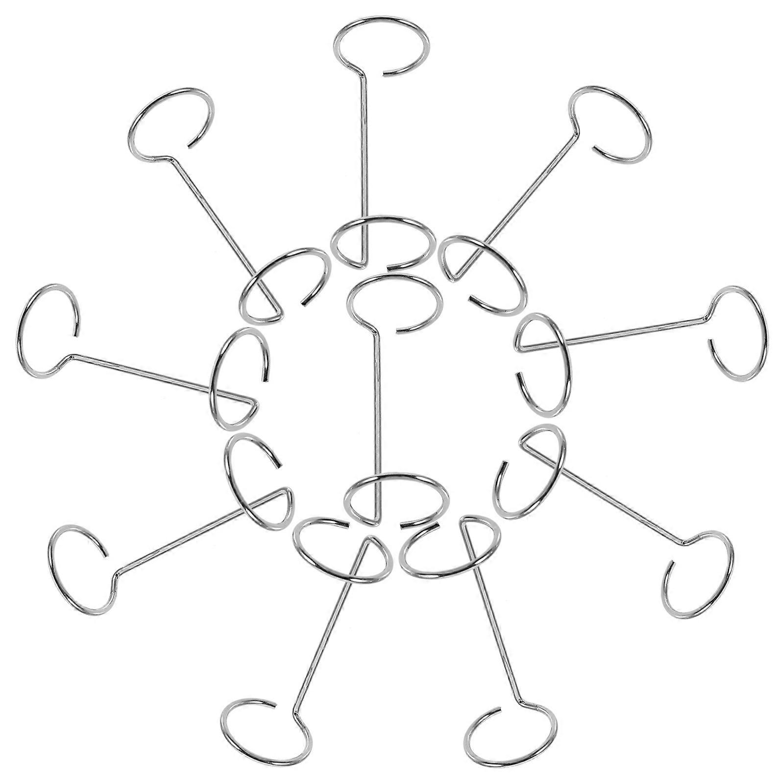 Silver Double Ring Binder for Restaurant Menu with 30Pcs Metal Holders