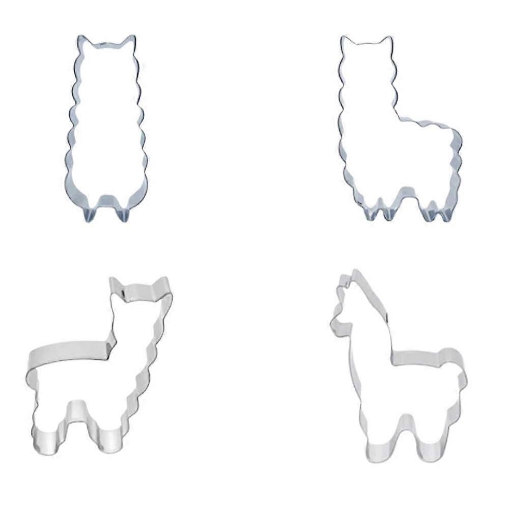 Baking Cutter Alpaca Shape Stainless Steel Tool for Kitchen 8Pcs Set