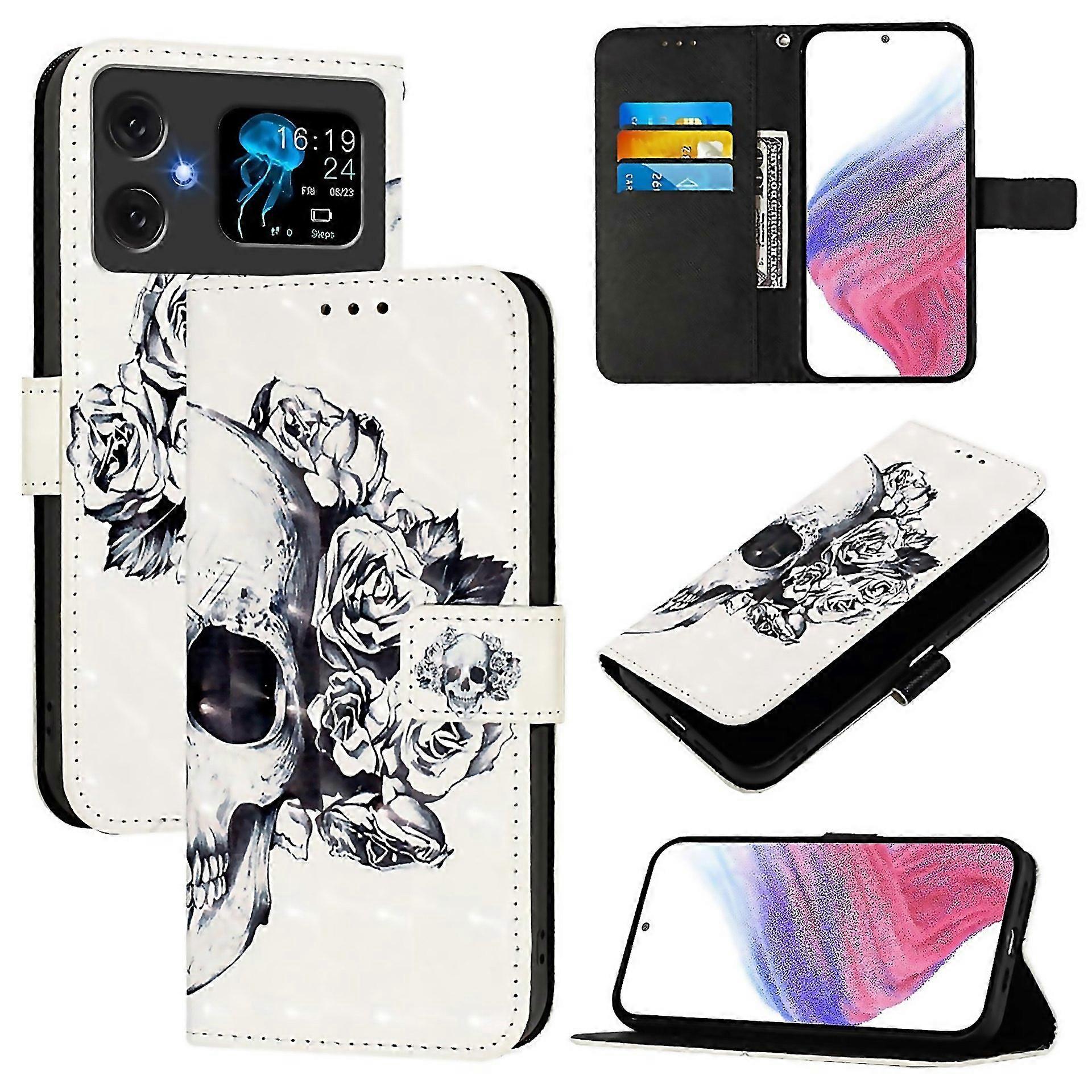 For 3d Painting Horizontal Flip Leather Phone Easy To Clean And Maintain