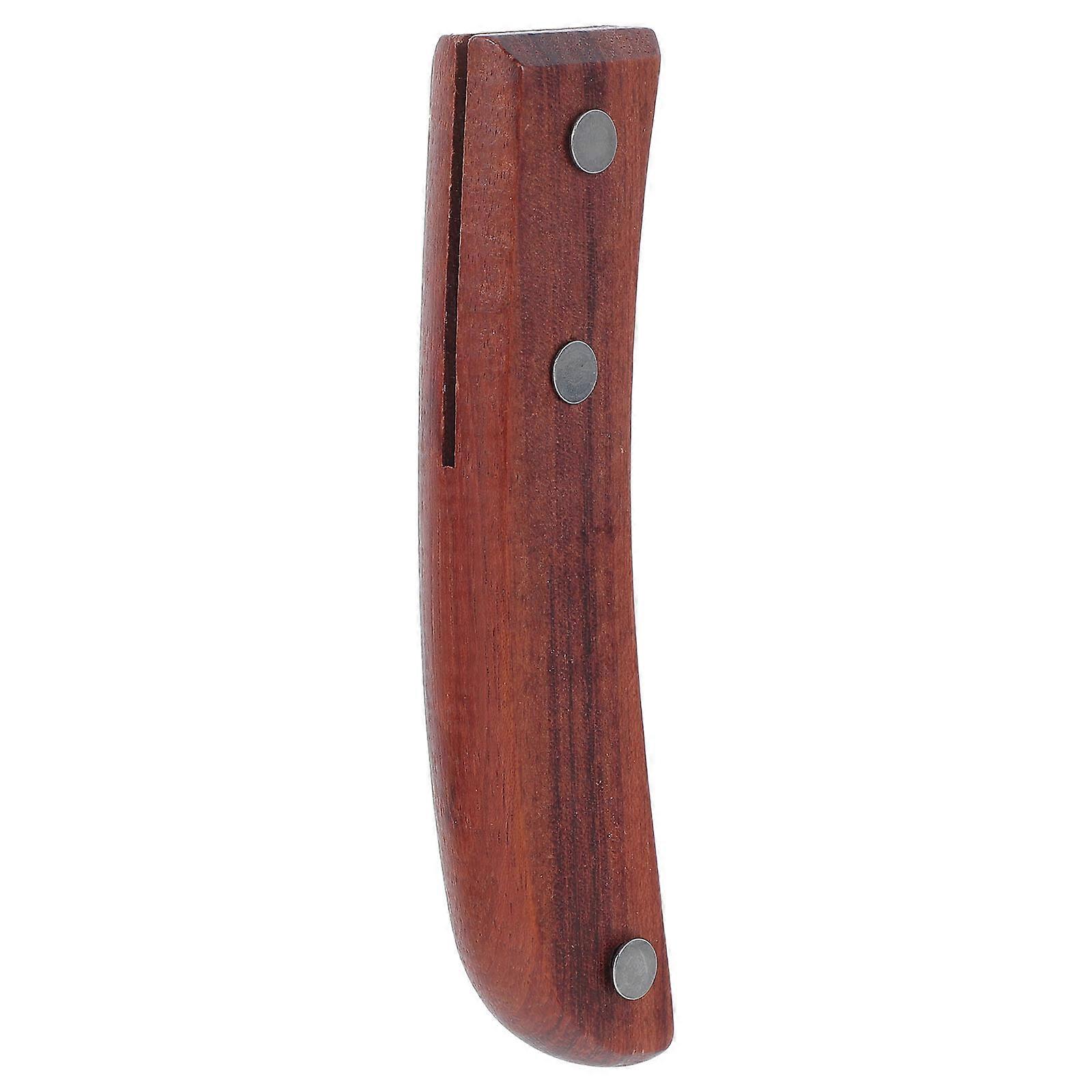 Handle For Non Skid Surface Ergonomic Shape Vintage Design Kitchen Use Brown 4 7×1 1×0 6In 1Set