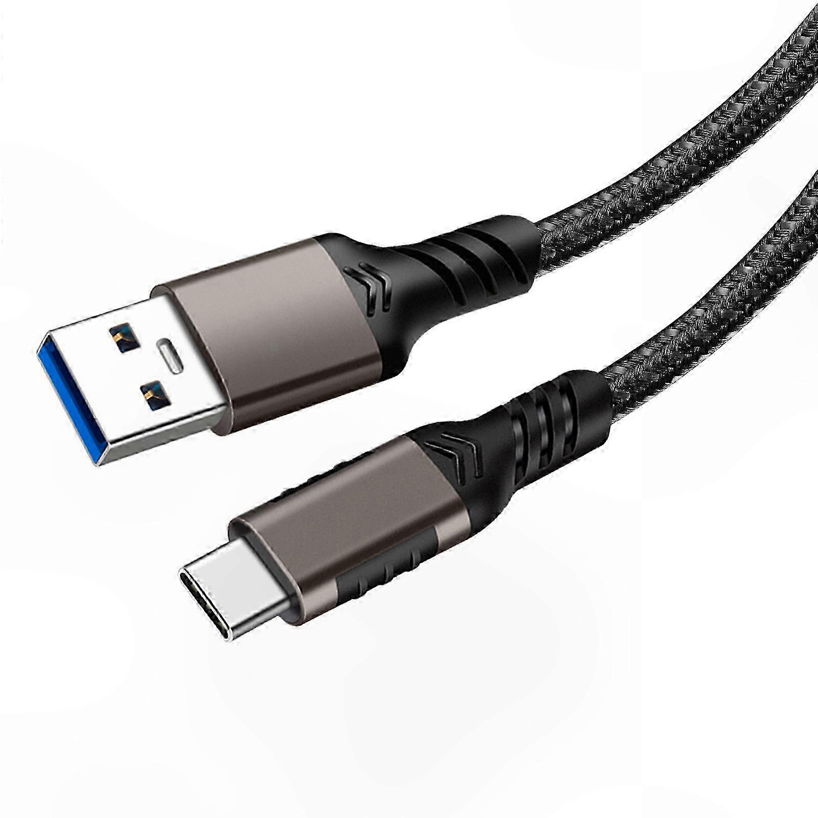3A Fast Charging USB C to USB A Cable for Mobile Devices and Storage Drives