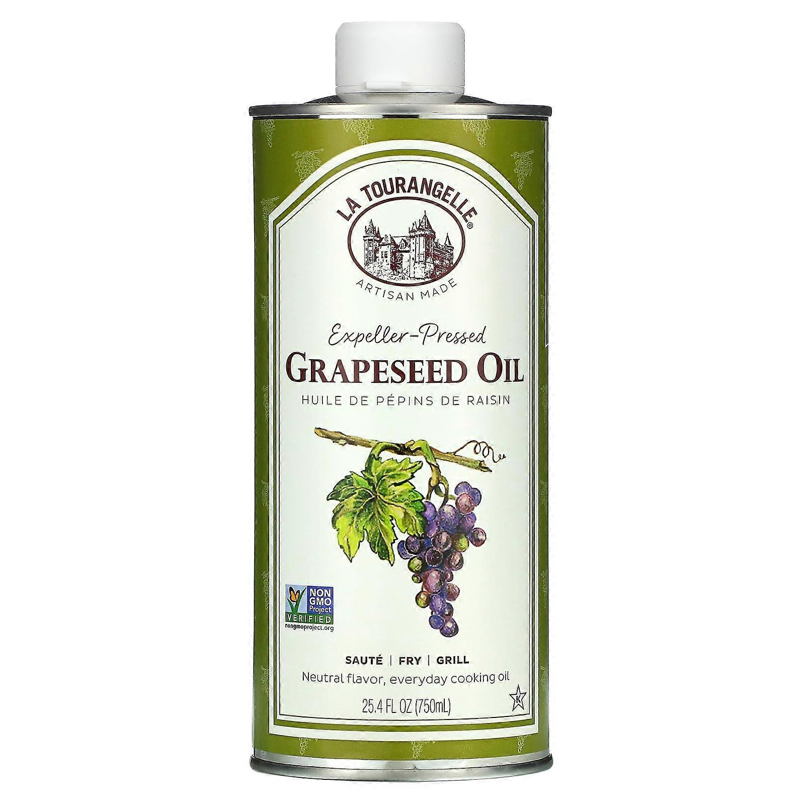 Expeller-Pressed Grapeseed Oil, 25.4 fl oz (750 ml)