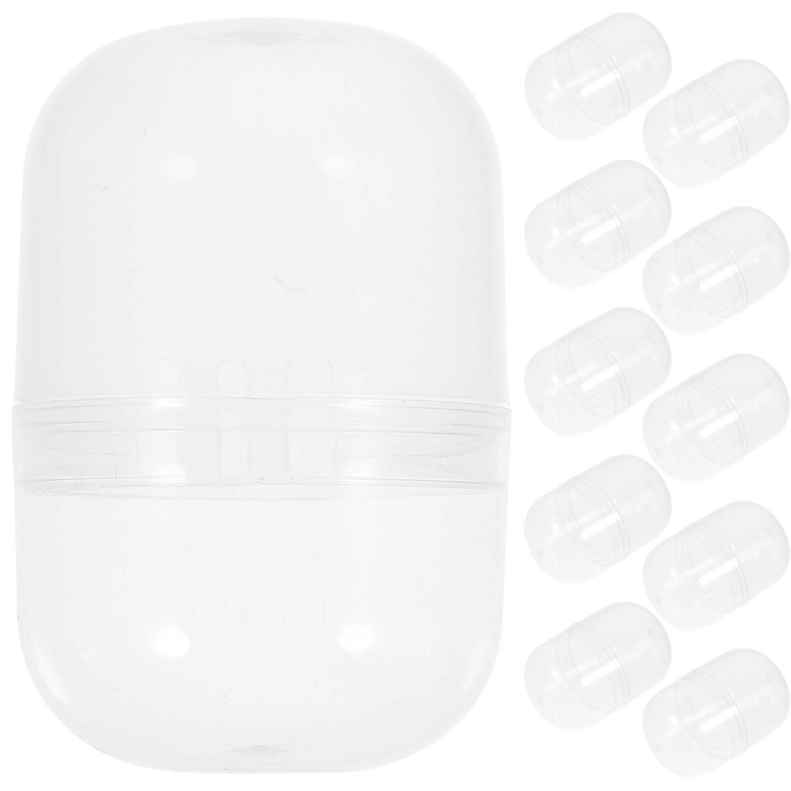 50pcs Fillable Capsules Balls Vending Machine Capsules Ball Bauble Sphere Openable Ball Boxes