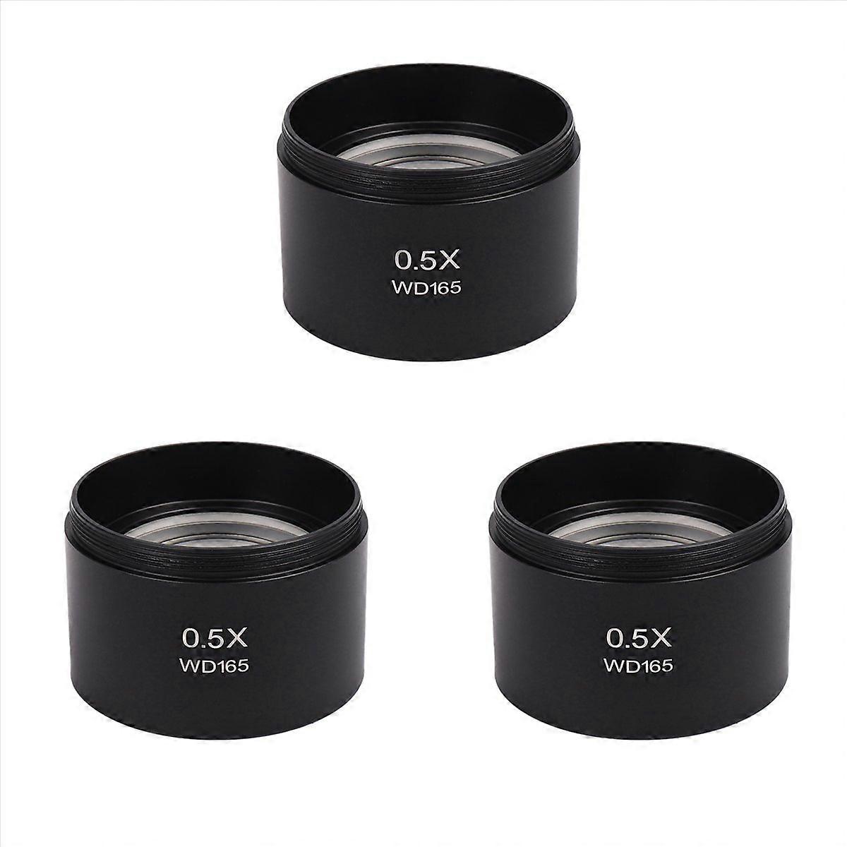 Wd165 0.5X Stereo Microscope Auxiliary Objective Lens Barlow Lens