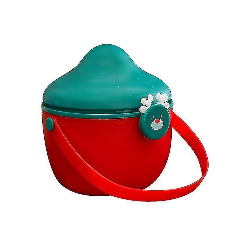 Christmas Plastic Gift Box1pcs-red