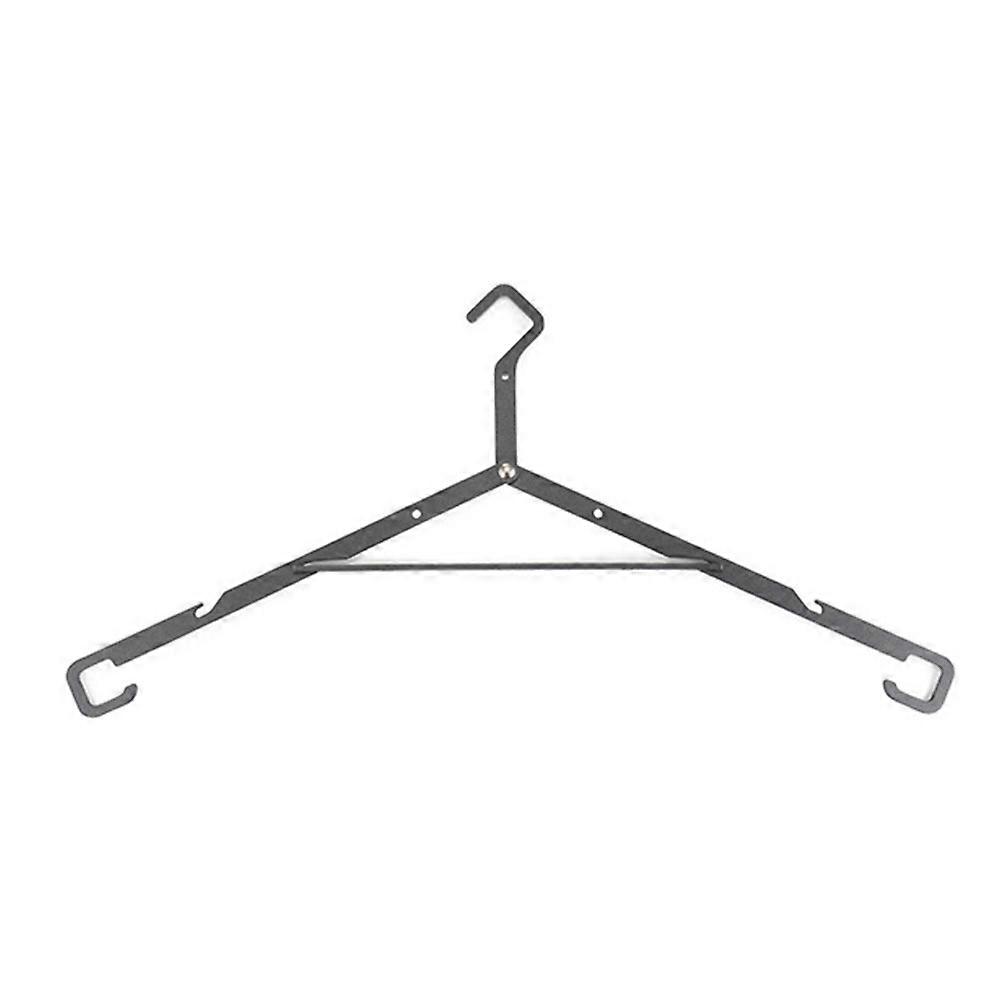 Clothes Drying Rack Portable Camping Coat Drying Rack Black