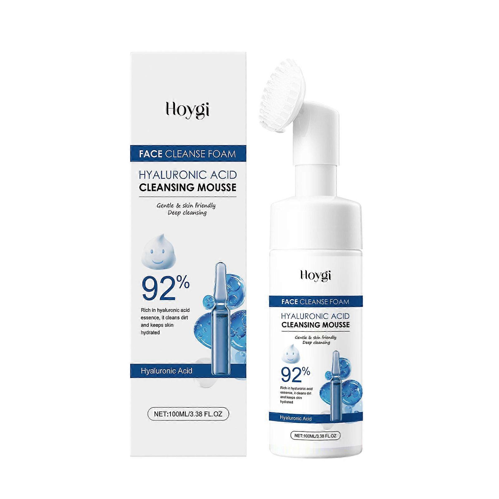 Hoygi Hyaluronic Acid Cleansing Foam Is A Gentle, Cleansing, Moisturizing And Nourishing Facial Cleanser For The Face