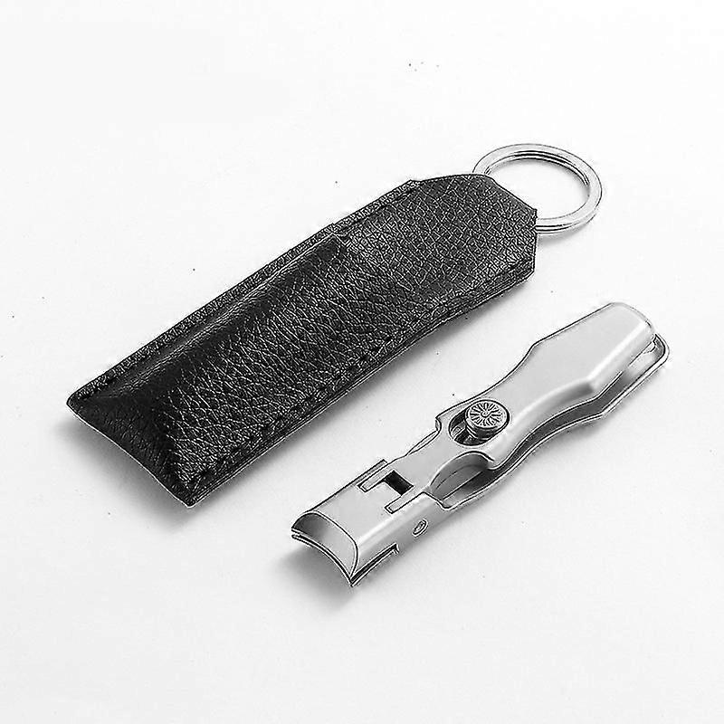 Portable Ultra Sharp Nail Clippers With Storage Bag Stainless Steel Fingernail And Toenail Clipper  Fo