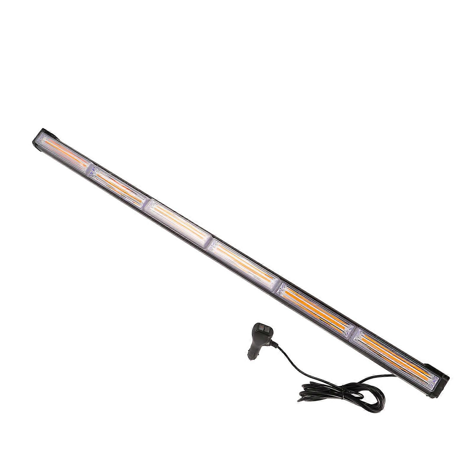 Car Flash Lights Single Row 6LED Strong Power IP65 Waterproof Warning Emergency Strobe Lights for Vehicle 