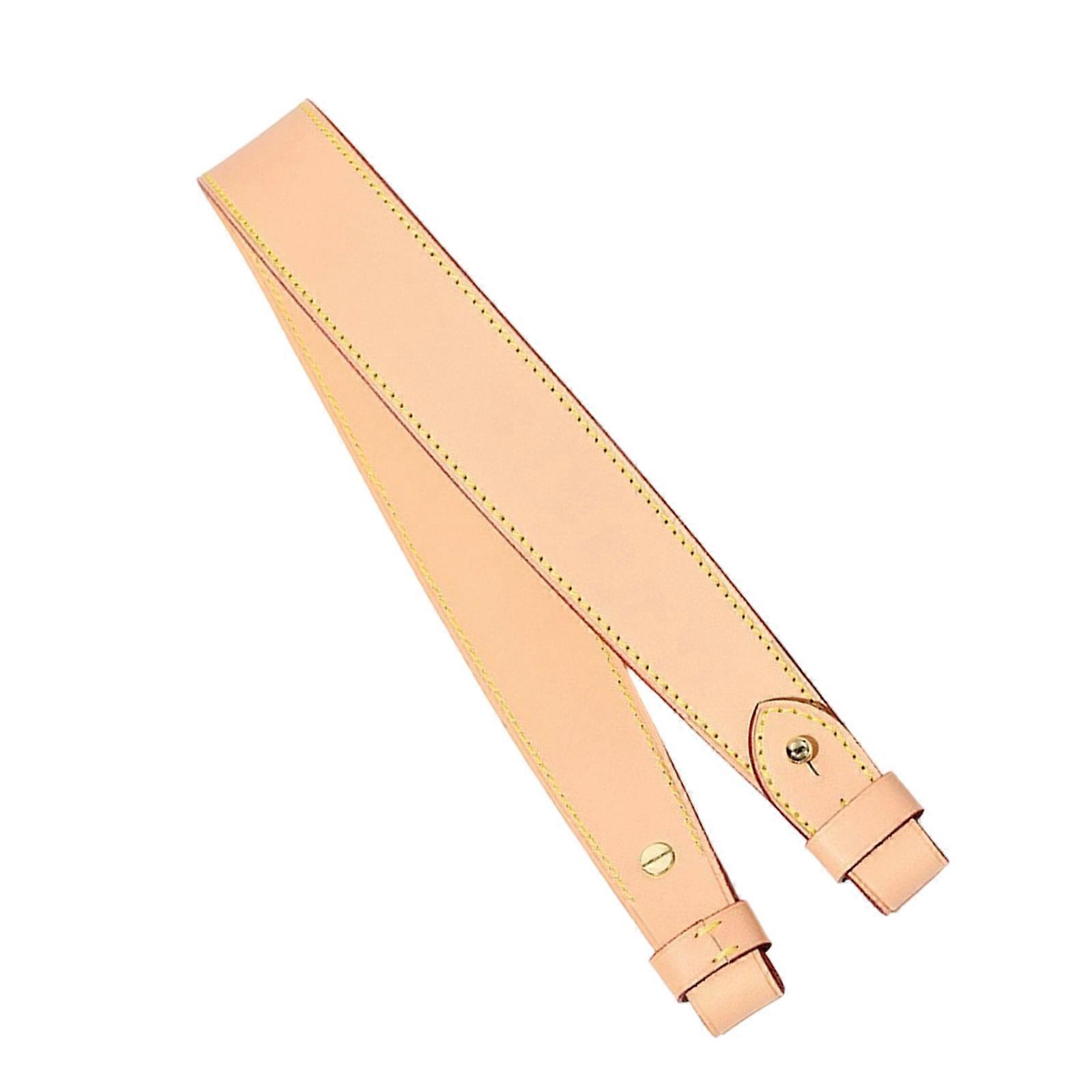 Comfortable Wide Shoulder Strap For Underarm Use Premium Top Grains Leather No Buckle Design Replacement Accessory Multicolor