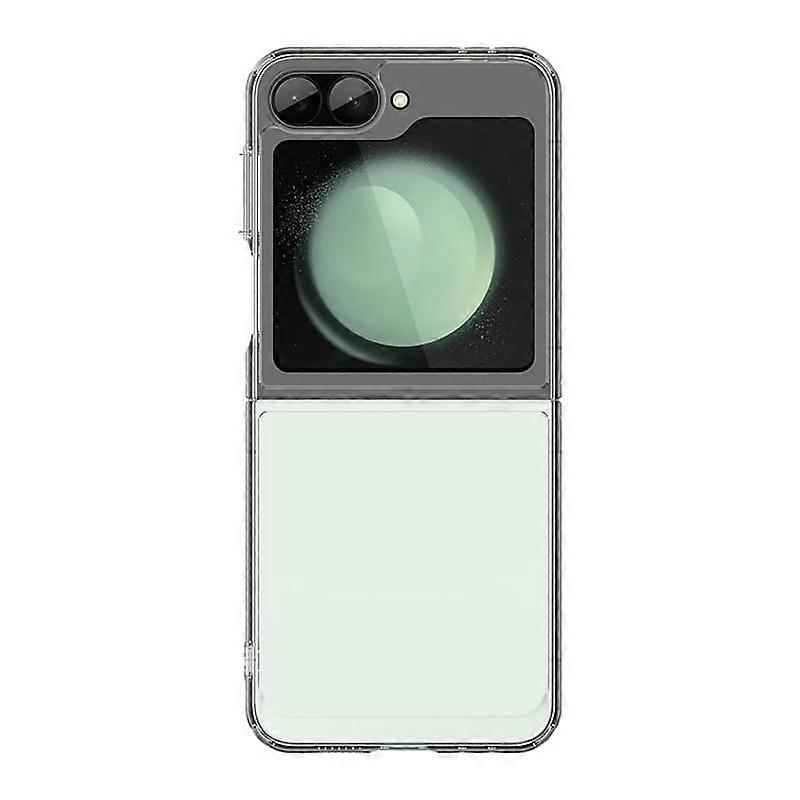 Crystal Clear Case for compatible with Samsung Galaxy Z Flip 6, Shockproof Dustproof Scratch Resistant