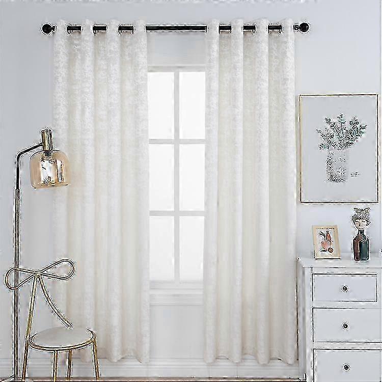 Curtains: Simple Cotton And Linen Engineering Home Decoration Curtain Cloth Finished Batch