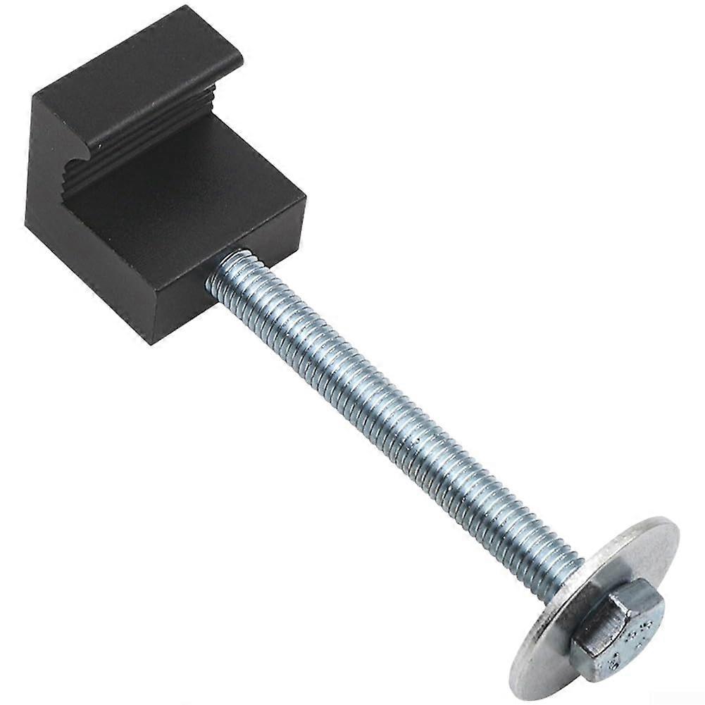 Pickup Truck Toolbox J Clamp Rail Installation Kit Aluminum Alloy 4Pack Black For Secure Accessory Attachment