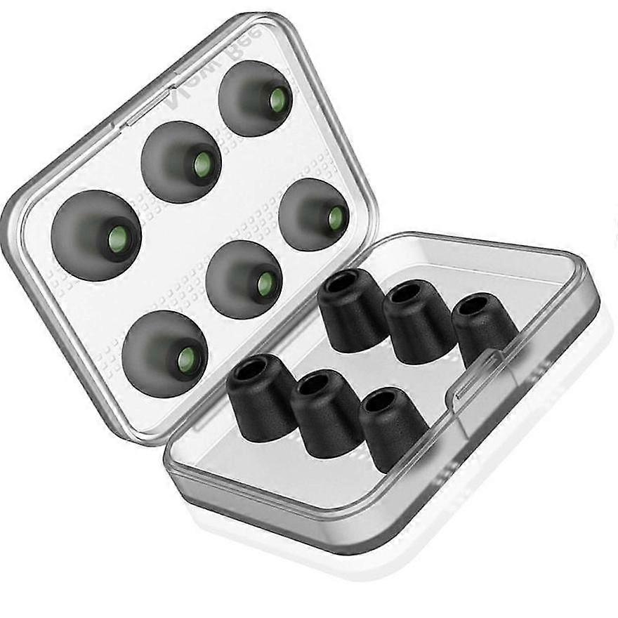 Memory Foam Earbud Tips for Noise Isolation, Comfort Fit Replacement for Most Earphones