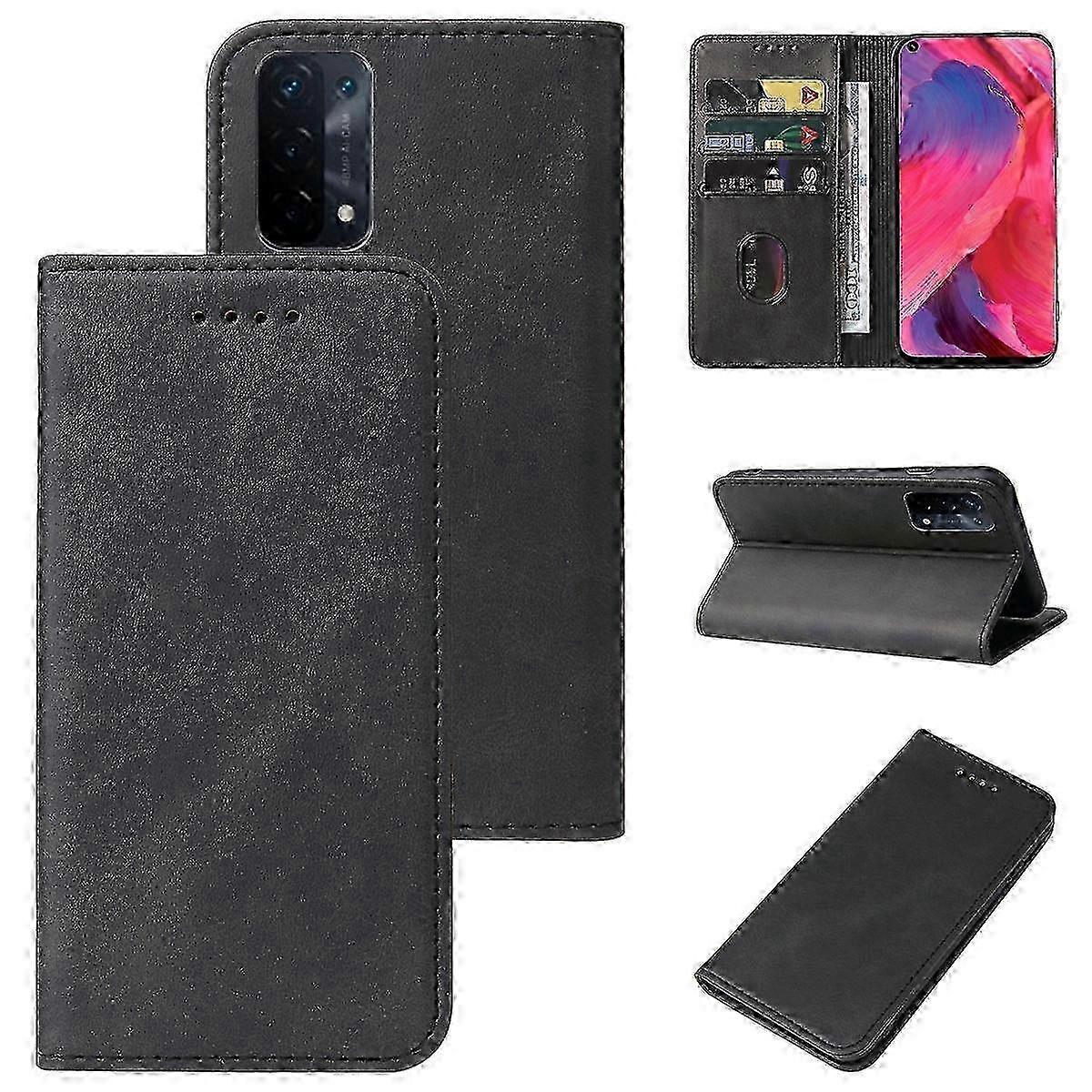 For OPPO A54 5G Magnetic Closure Leather Phone Case