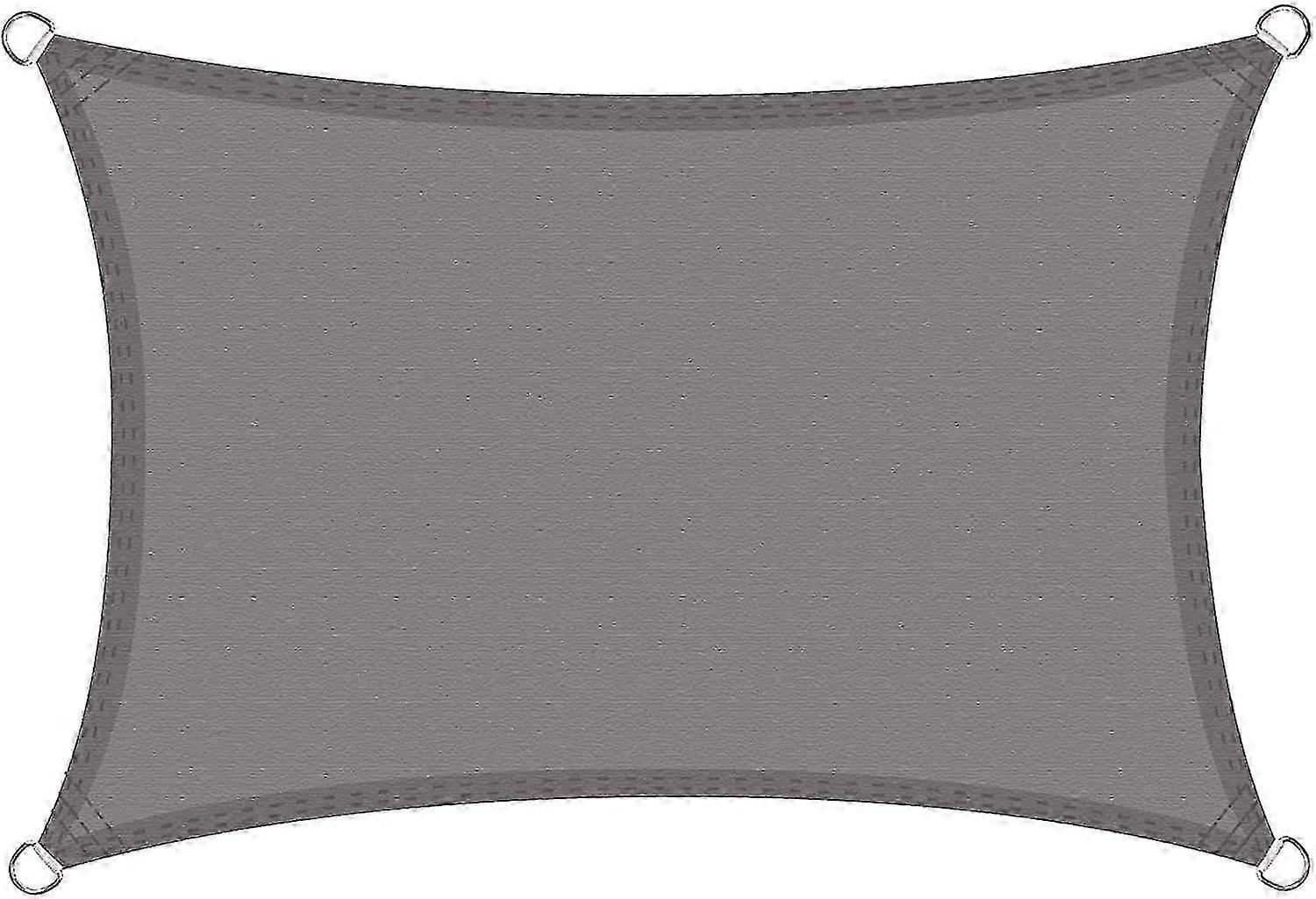 2x3m Rectangular Waterproof Shade Sail, Waterproof Pes Shade Sail, 3x2m Rectangular Shade Net,graphite Gray 2x3