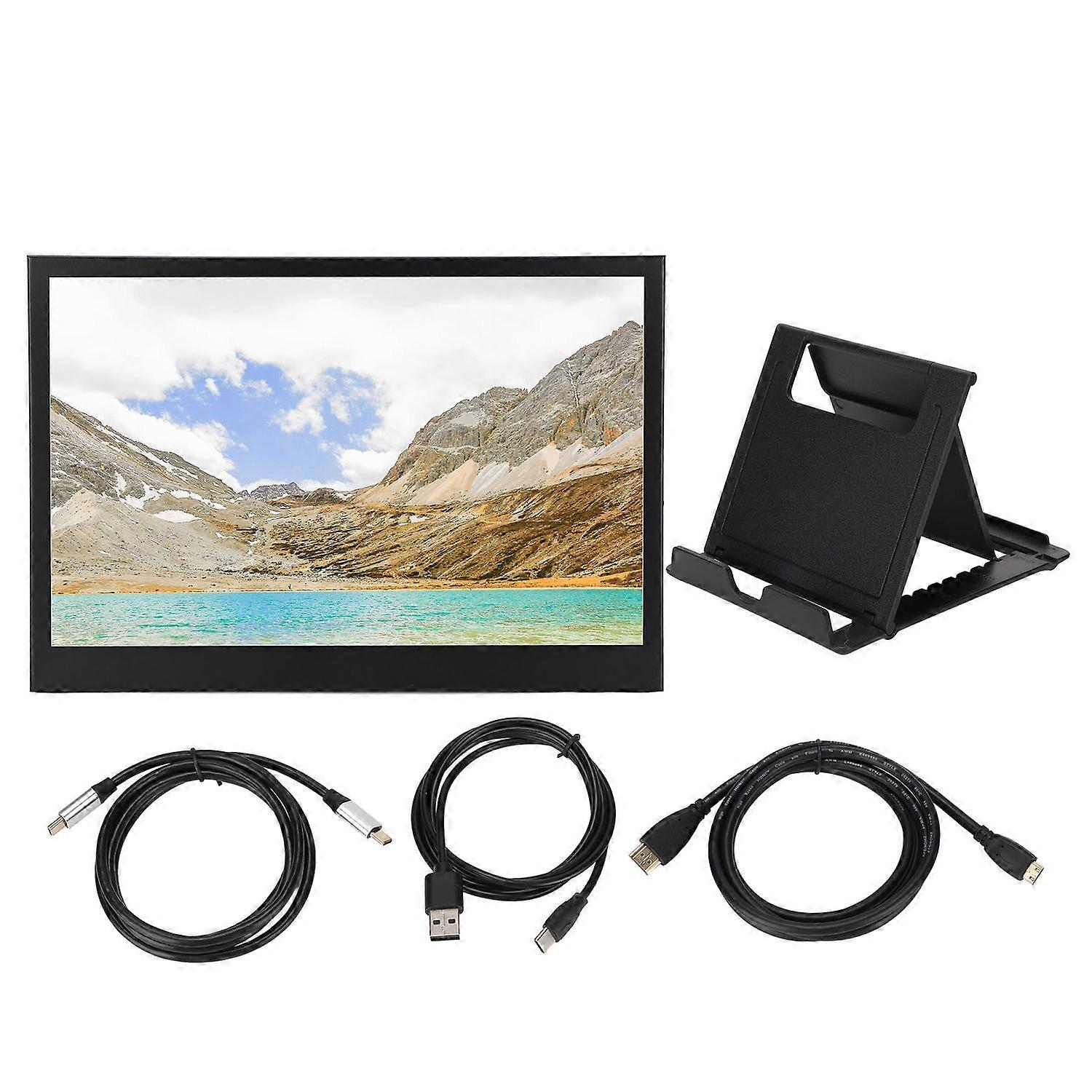 13in Portable Monitor 1440x900 Resolution IPS HD Screen HDR Technology Screen Monitor for Laptops Mo