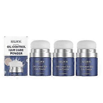 3X Oil Control Hair Volume Powder, Long Lasting Hairs Styling Powder, Mattifying Root Fuller Looking Refreshing Hair, Keeps Hair Soft and Fluffy