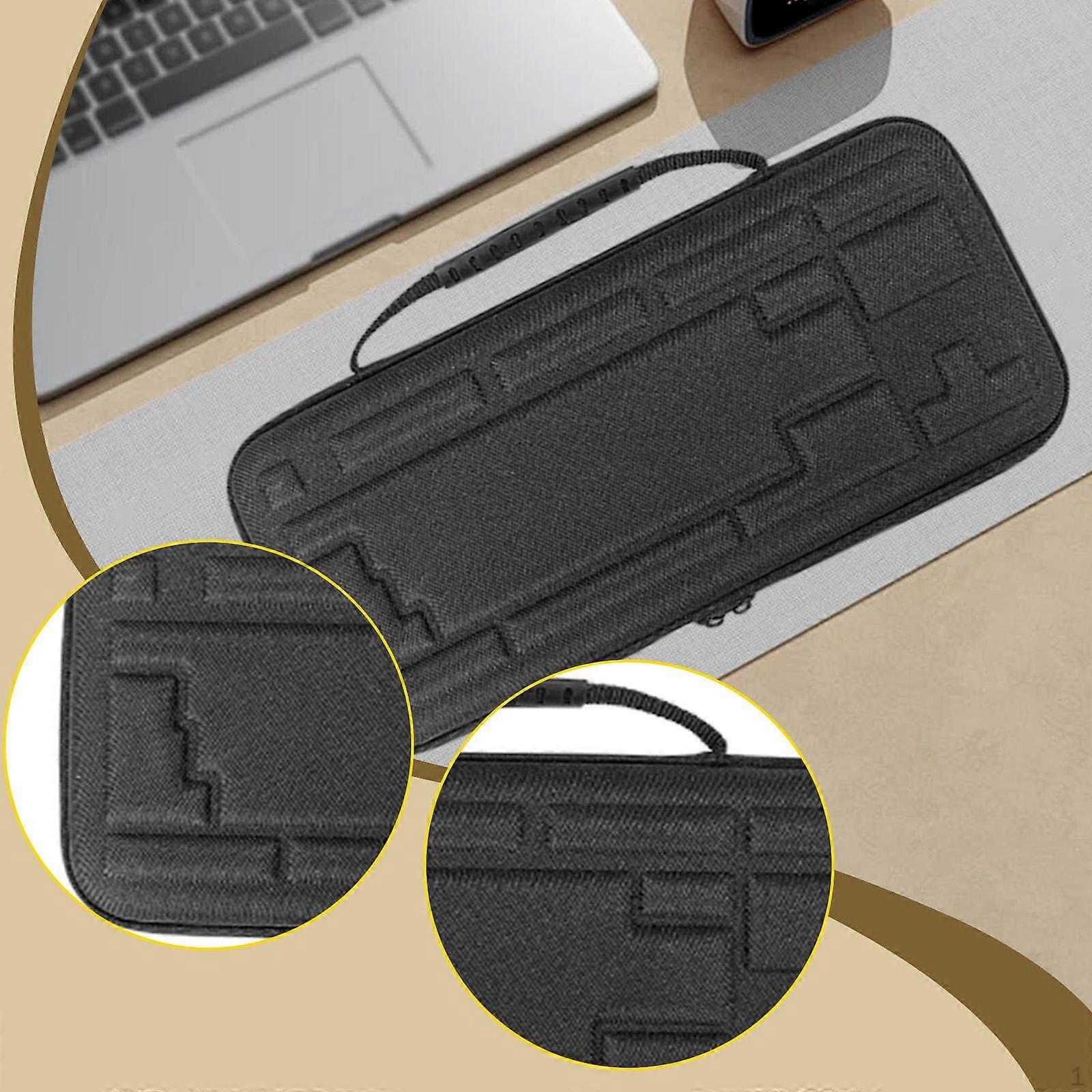Hard Storage Case for Keyboard 84 Keys Mechanical Dustproof Practical with Handle