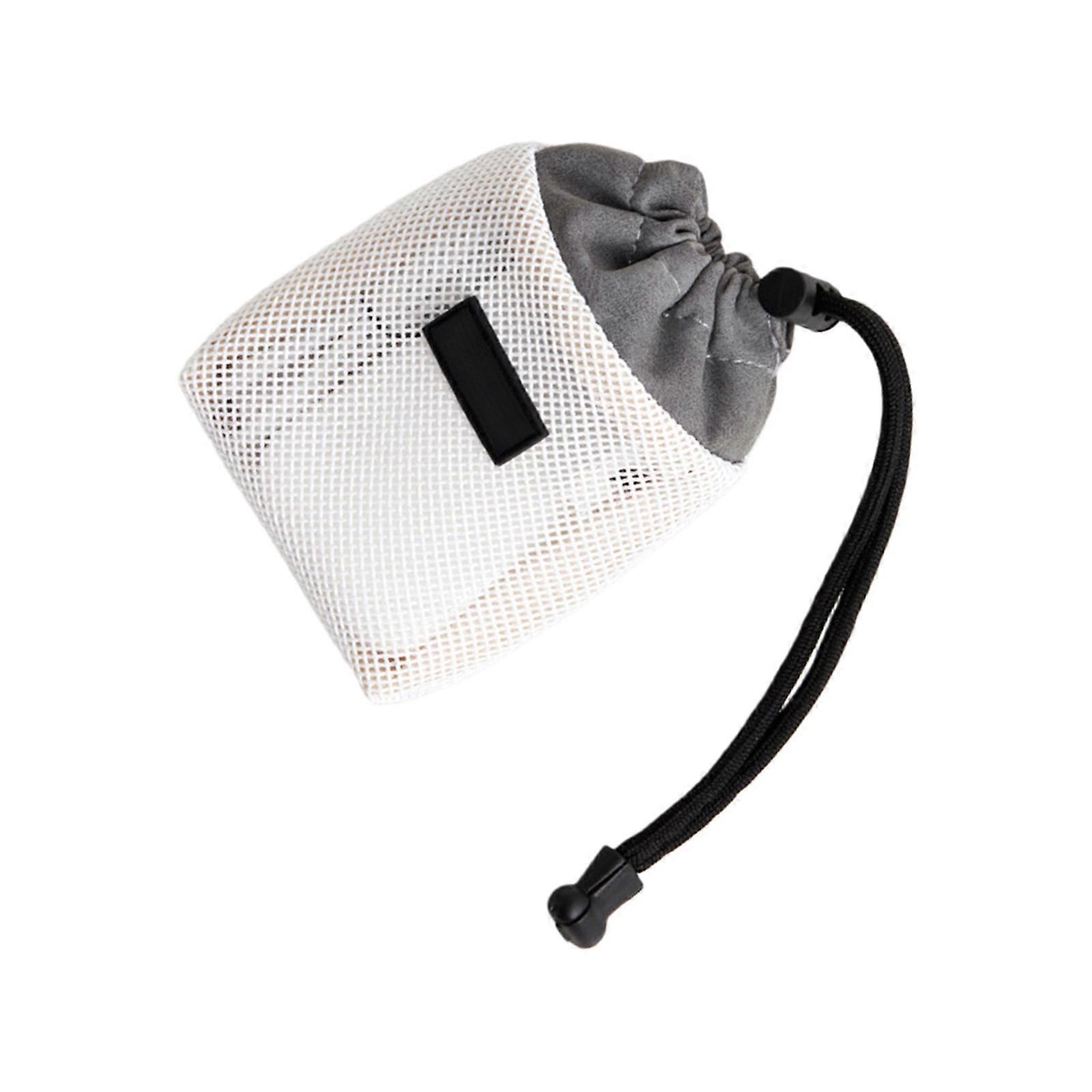 Breathable Organizers Bag Portable Mesh Pouches For Cables Cosmetics Small Items Storage Solution  grey