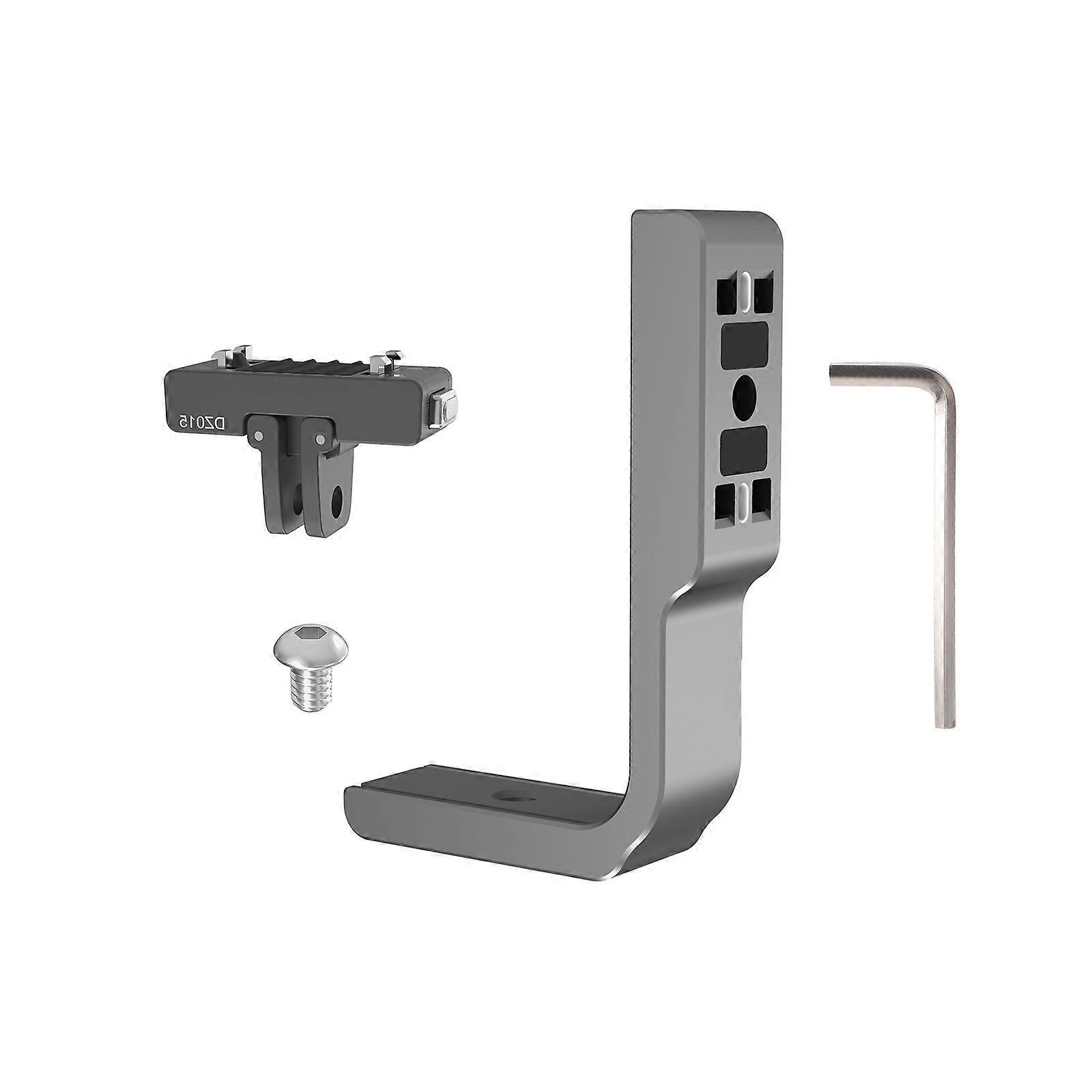 Adjustable L Shaped Aluminum Bracket Stand For 360 Cameras Vertical Horizontal Shoot With Magnetic Quick Release Adapter Multicolor