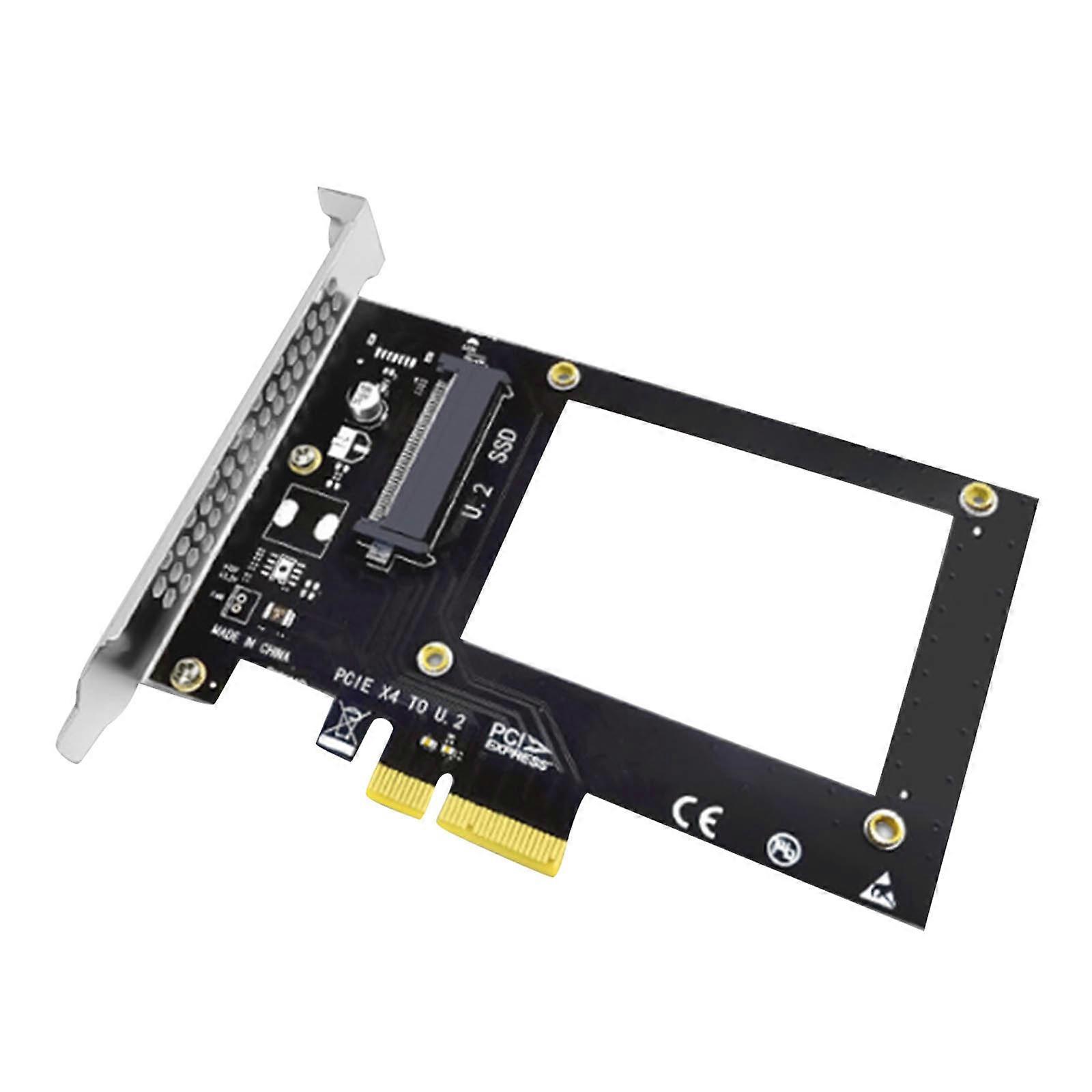 Tool Complimentary NVMe YOU.2 Expansion Card Consistent PCIe /x8/x16 Openings And Denial External Power Required Multicolor