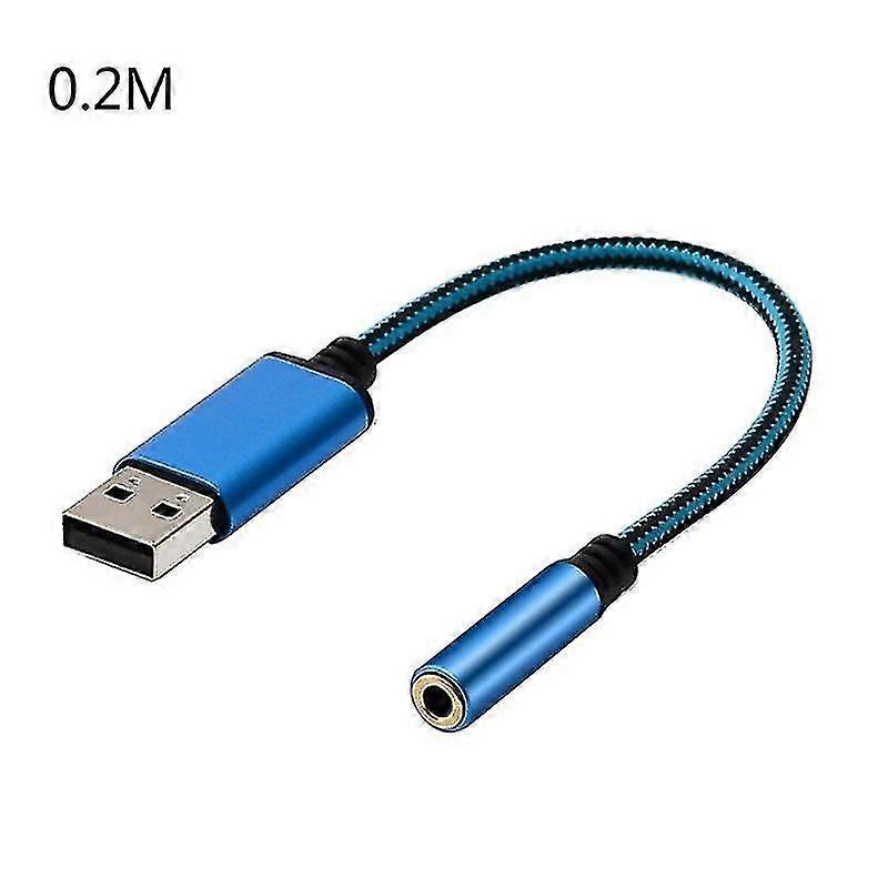 Audio Cable Usb To 3.5mm Aux Cable For Apple Earphone Adapter Jack Cable