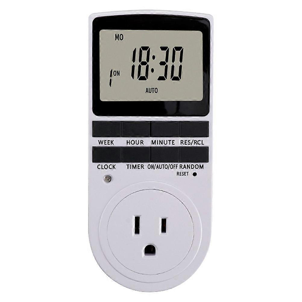 Programmable Digital Timer Outlet Electronic Digital Timer Socket US Plug