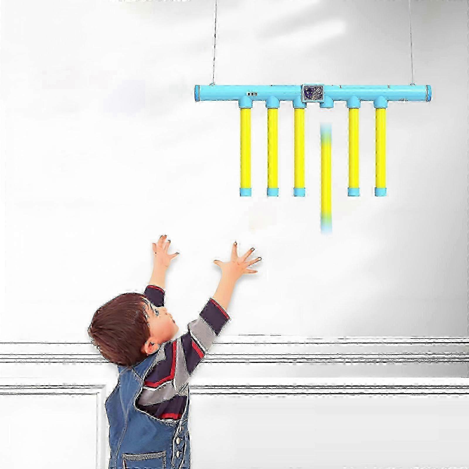 Upgraded Reflexes Challenge Game Catch All Falling Sticks Game Hand-eye Coordination Training Toy For Kids And Adults Adjustable Speed Catch Game