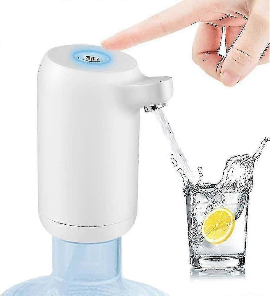 مضخة زجاجة مياه 5 جالون موزع مياه ، مضخة مياه كهربائية محمولة ، مضخة إبريق مياه شرب أوتوماتيكية شحن USB متوافقة مع المنزل ، المكتب