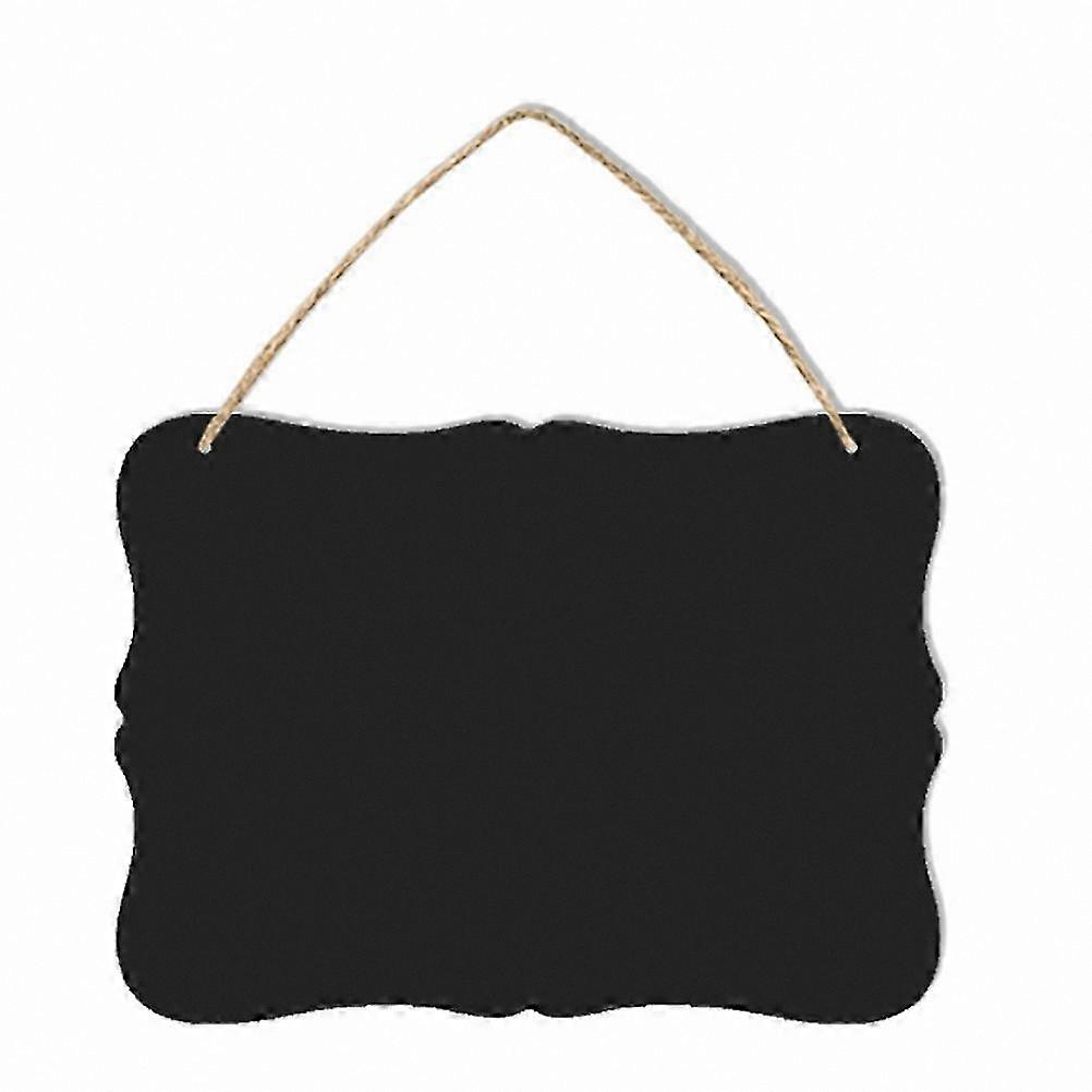 Double-Sided Erasable Chalkboard Sign with Hanging String for Wall Decor and Messages (160207)