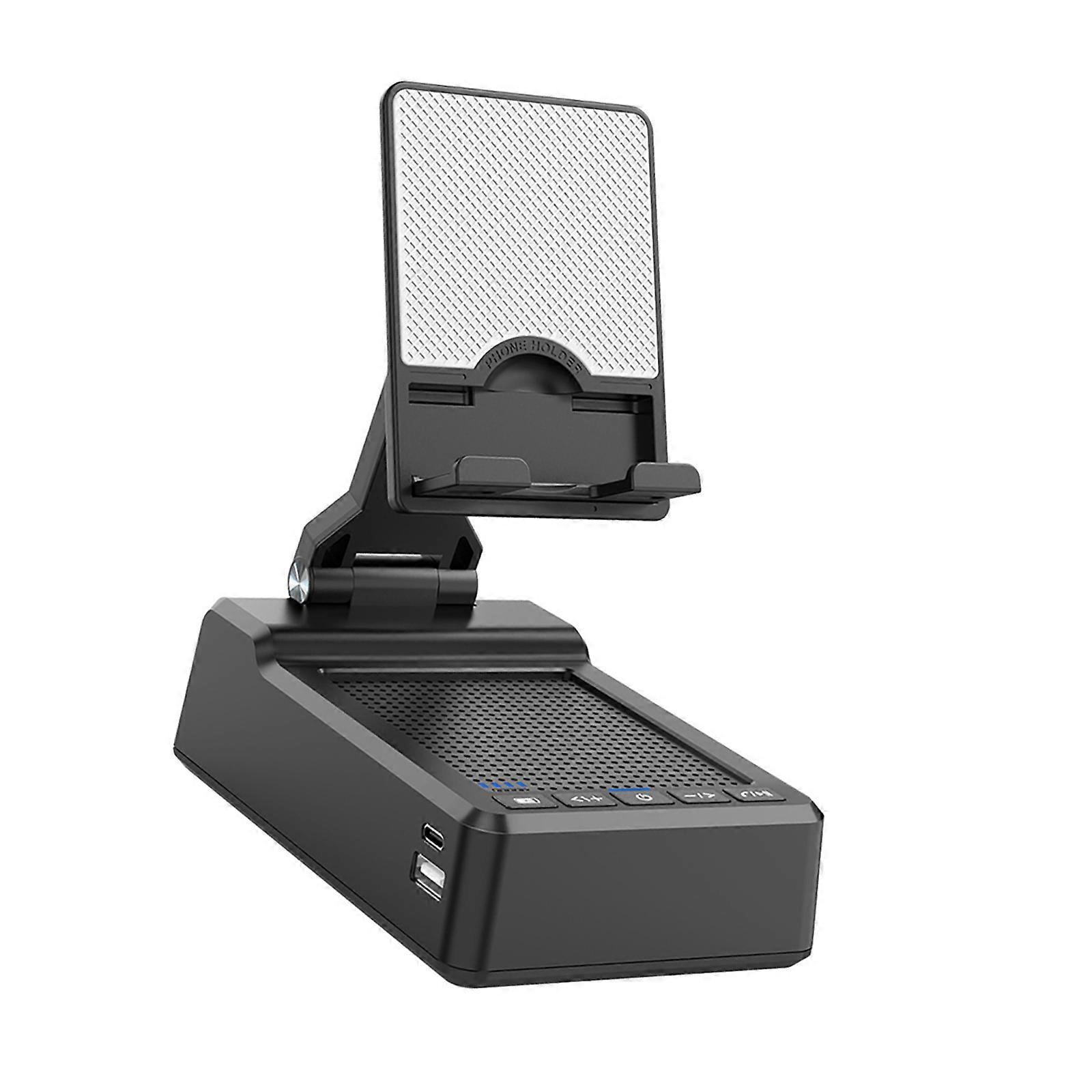 Wireless Bluetooth-compatible Speakers with Phone Stand and Charging Function Cellphone Holder Surround Sound Speaker Multicolor