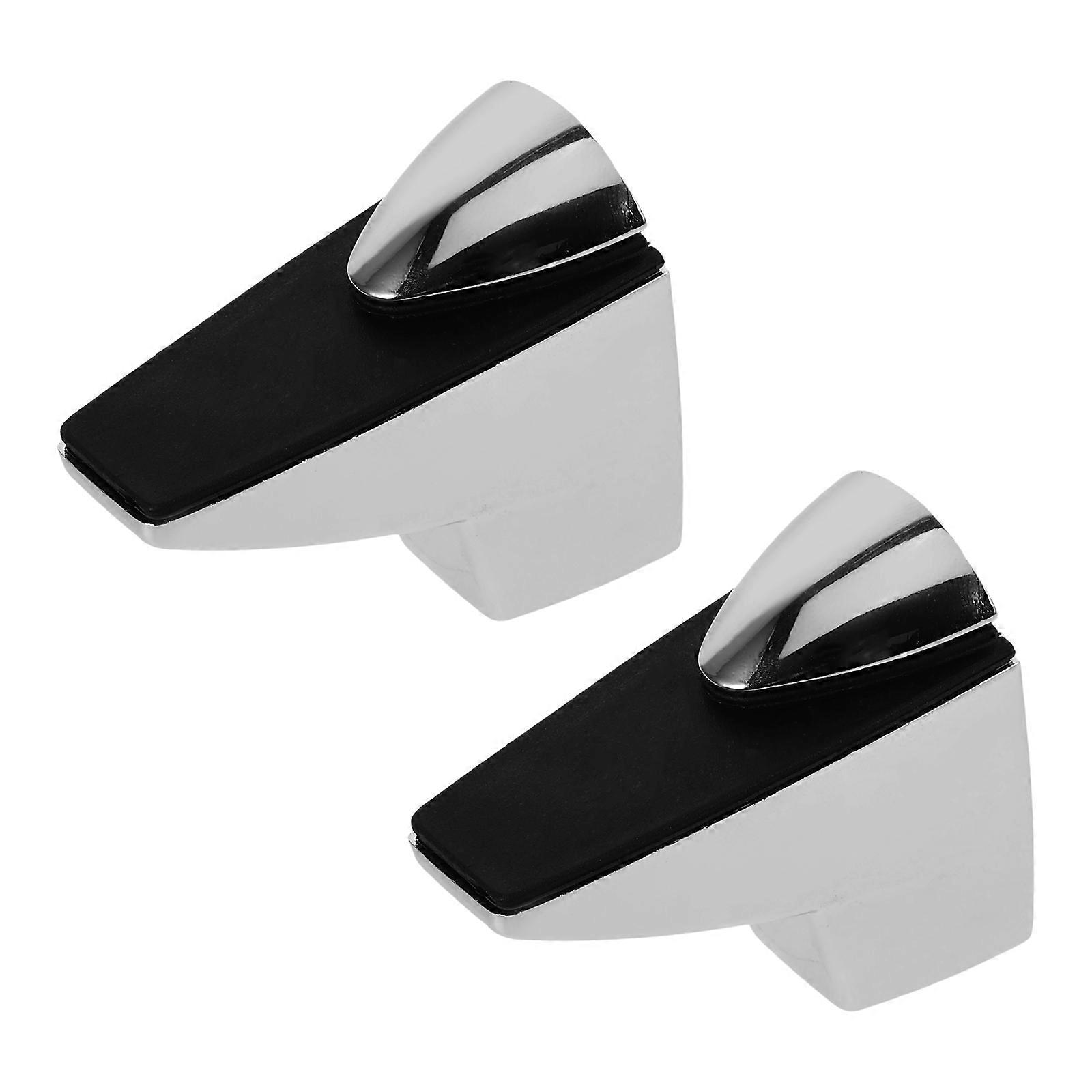 Glass Shelf Brackets 2Pcs Adjustable Support For Bathroom Use 2.16X1.97X1.06in Practical Design For Home Decoration