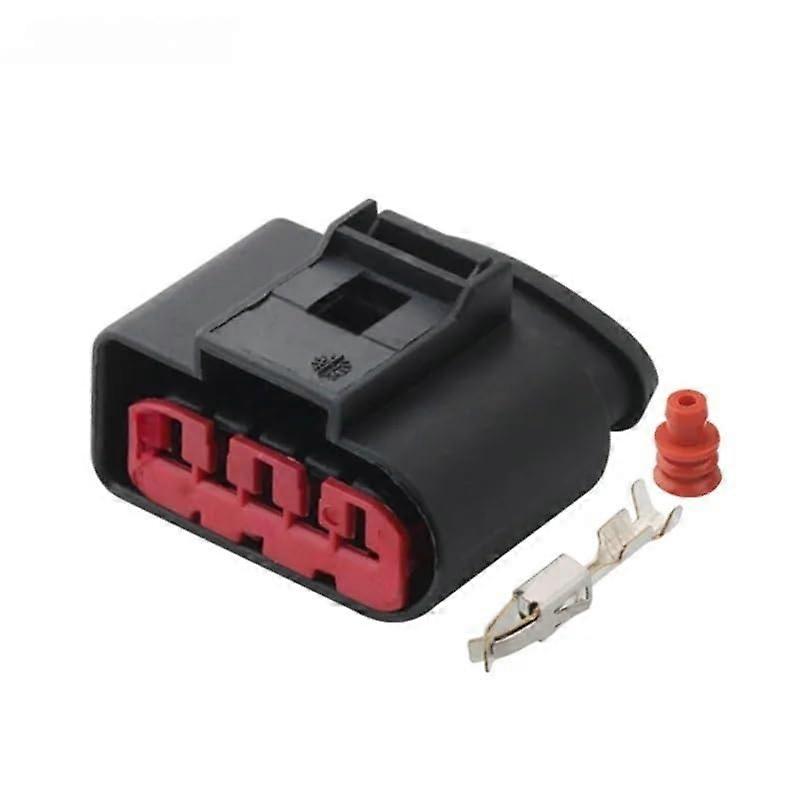 Automotive Waterproof 5 Pin MAF Sensor Connector 1J0973775A PA66 Durable Wire Harness Plug 50 Sets