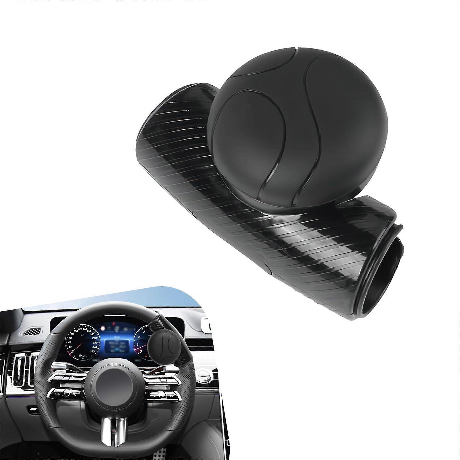 Universal Car Steering Wheel Spinner Knob with Smooth Bearing Rotation and AntiSlip Silicone Grip