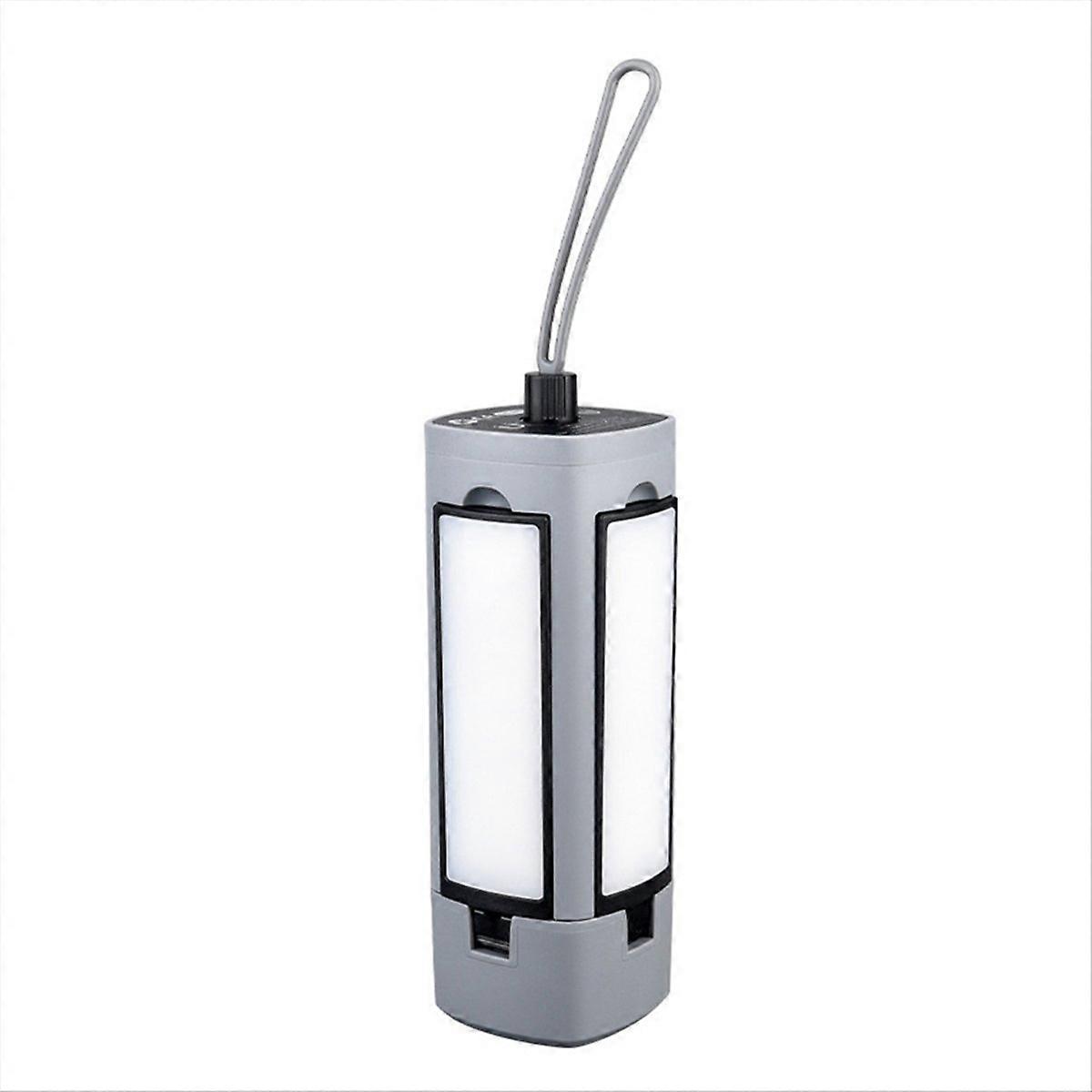 Folding Outdoor Camping Light Portable Telescopic Hanging Tent Lamp With1800mAh Battery Display Emergency Lantern B