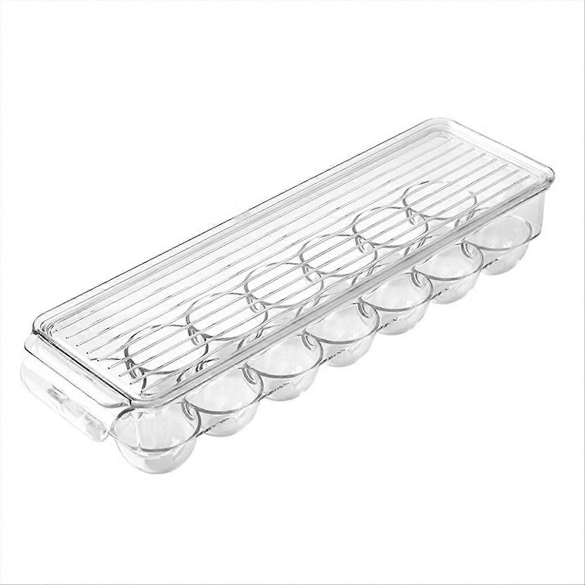 Clear Plastic Egg Holder - 14 Egg Tray Holder