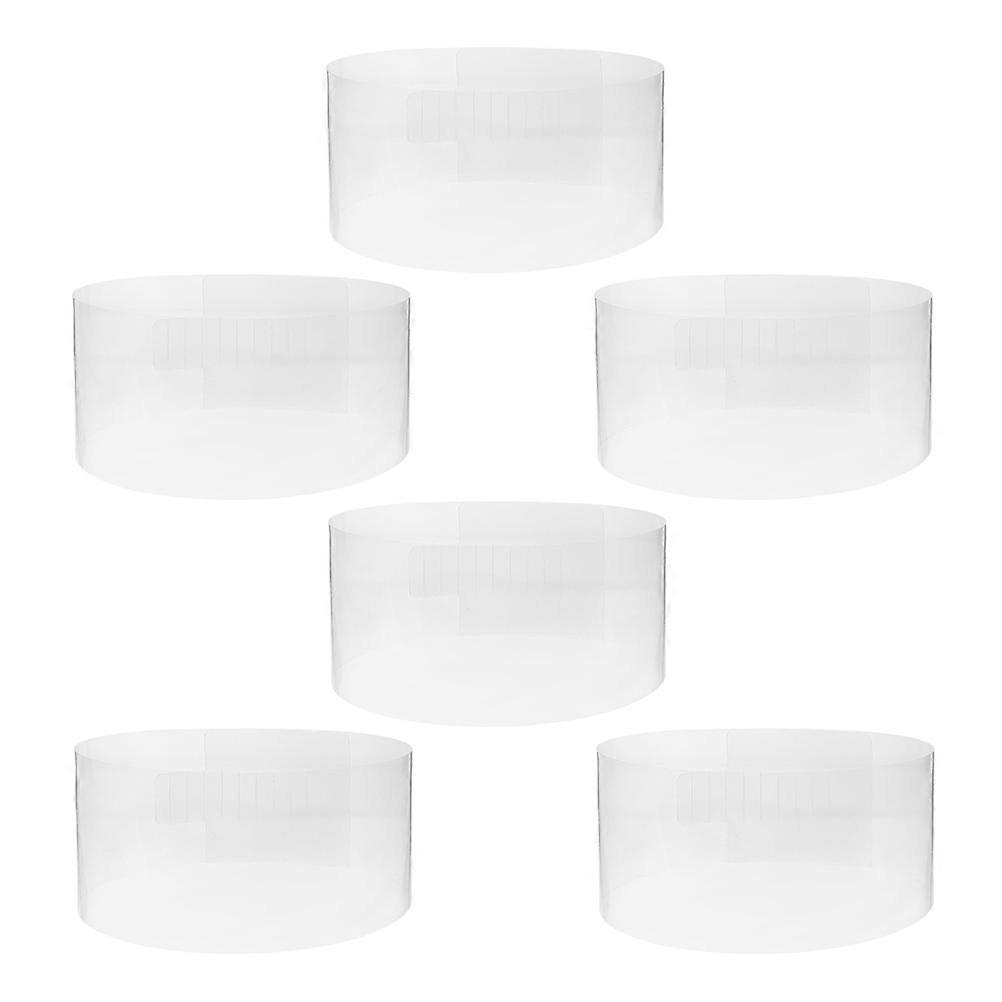 Baseball Cap Shaper Plastic Hat Support for Dome Hats 6Pcs Adjustable Inserts