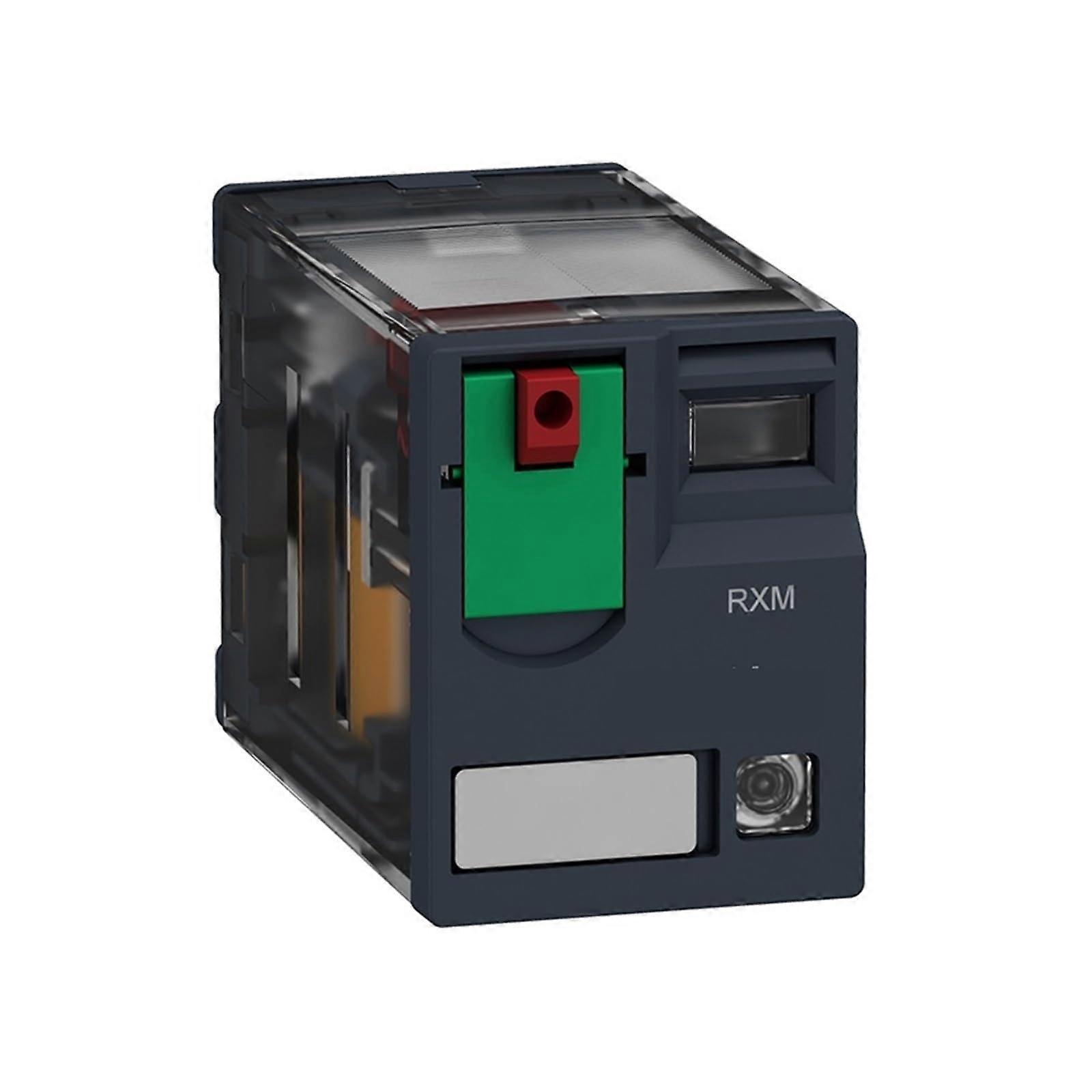 Industrial Control Relay 4Pole with Locking Test Button for Reliable Circuit Switching